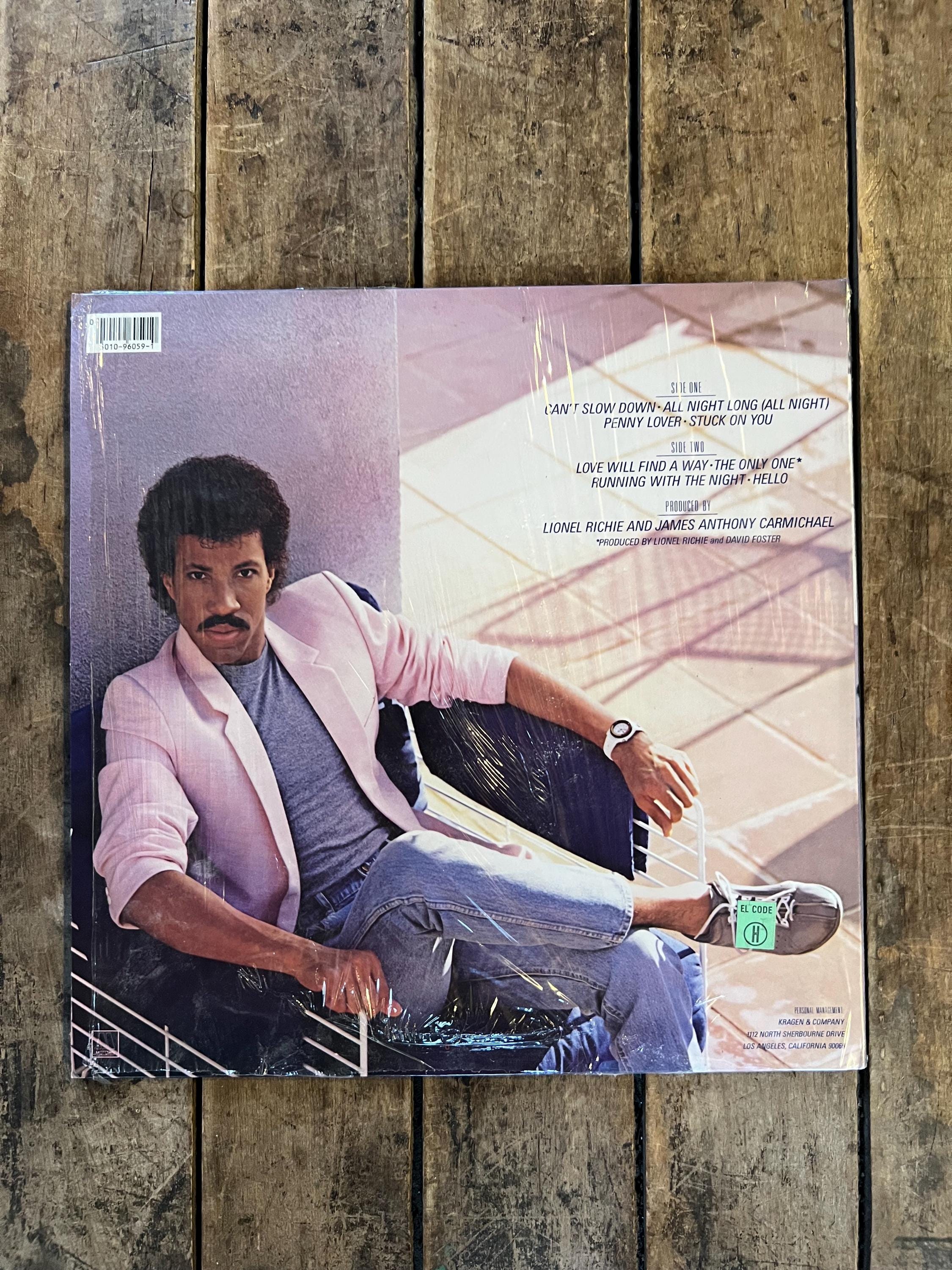 Vintage 1983 Lionel Richie “Can’t Slow Down” LP Record - Motown Vinyl