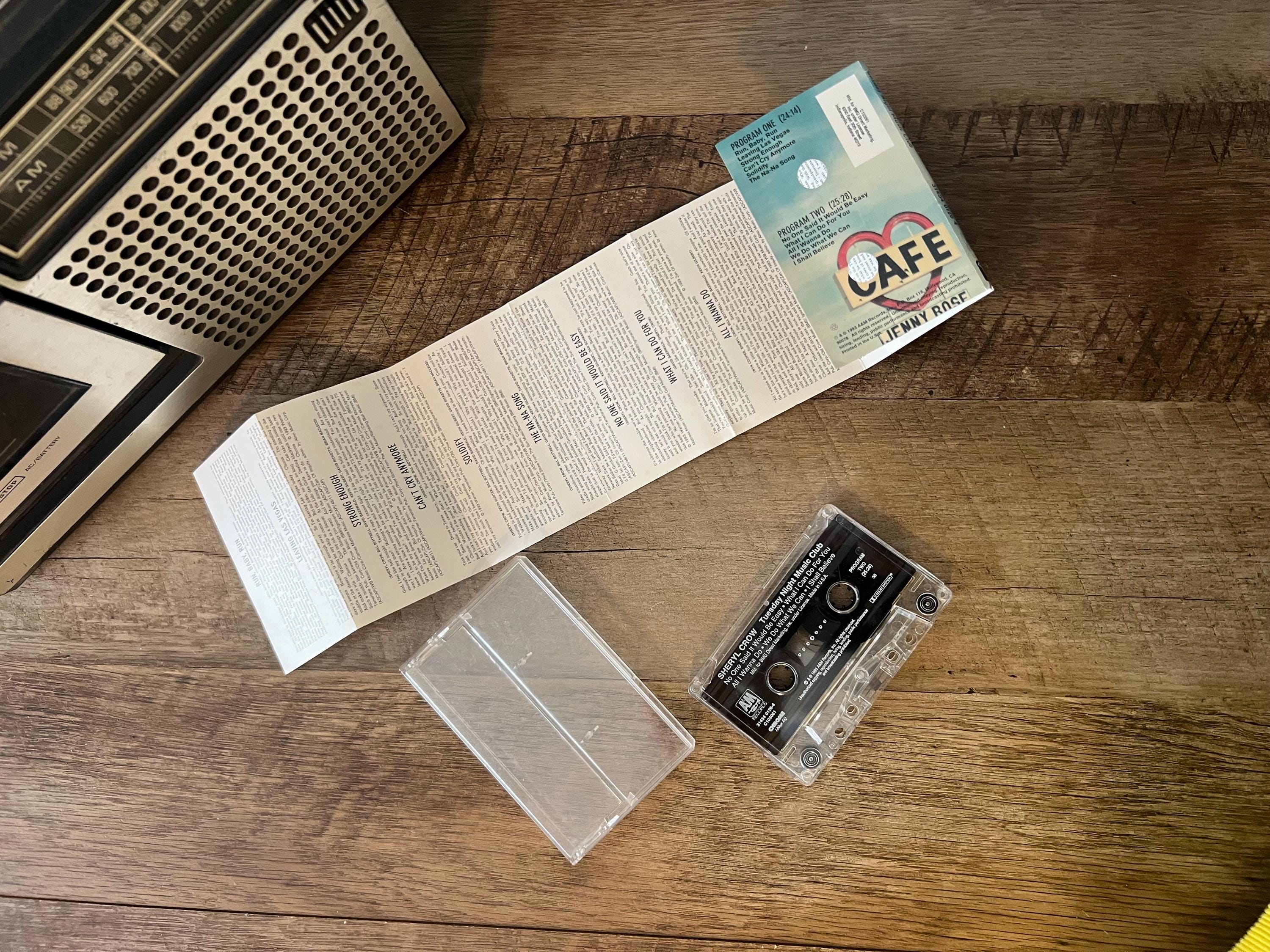 Vintage 1993 Sheryl Crow Cassette Tape: Tuesday Night Music Club