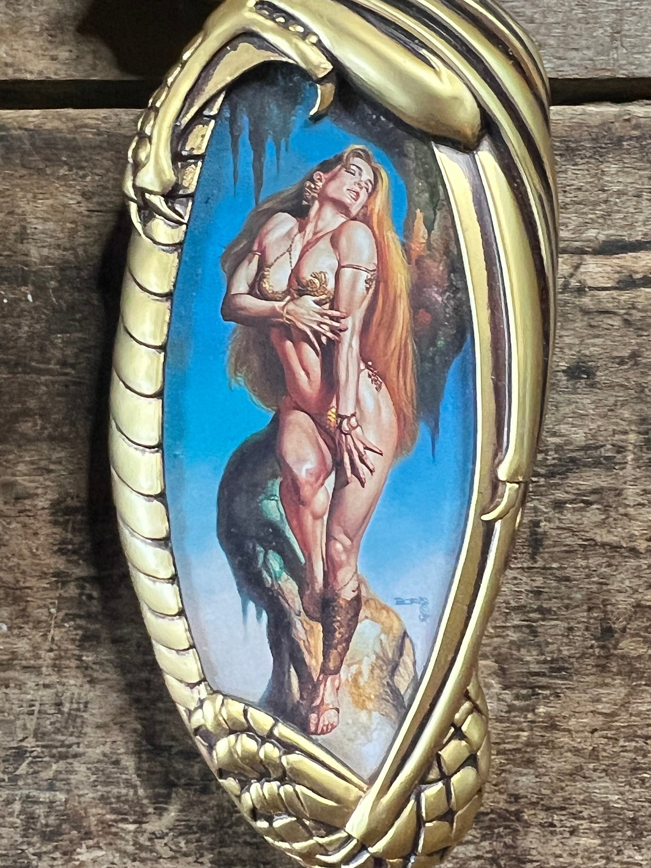 Vintage 1990s Boris Vallejo Fantasy Collector Knife: Empress of Desire