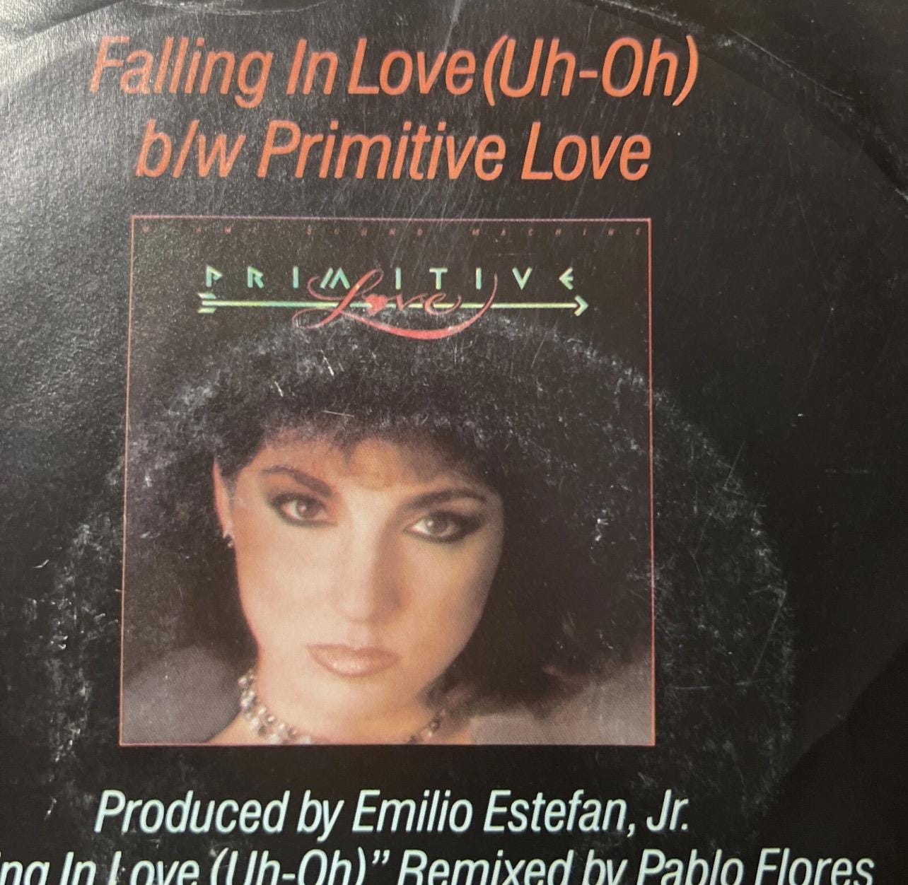 Miami Sound Machine - Falling In Love 45 Record - 1985 Retro Vinyl
