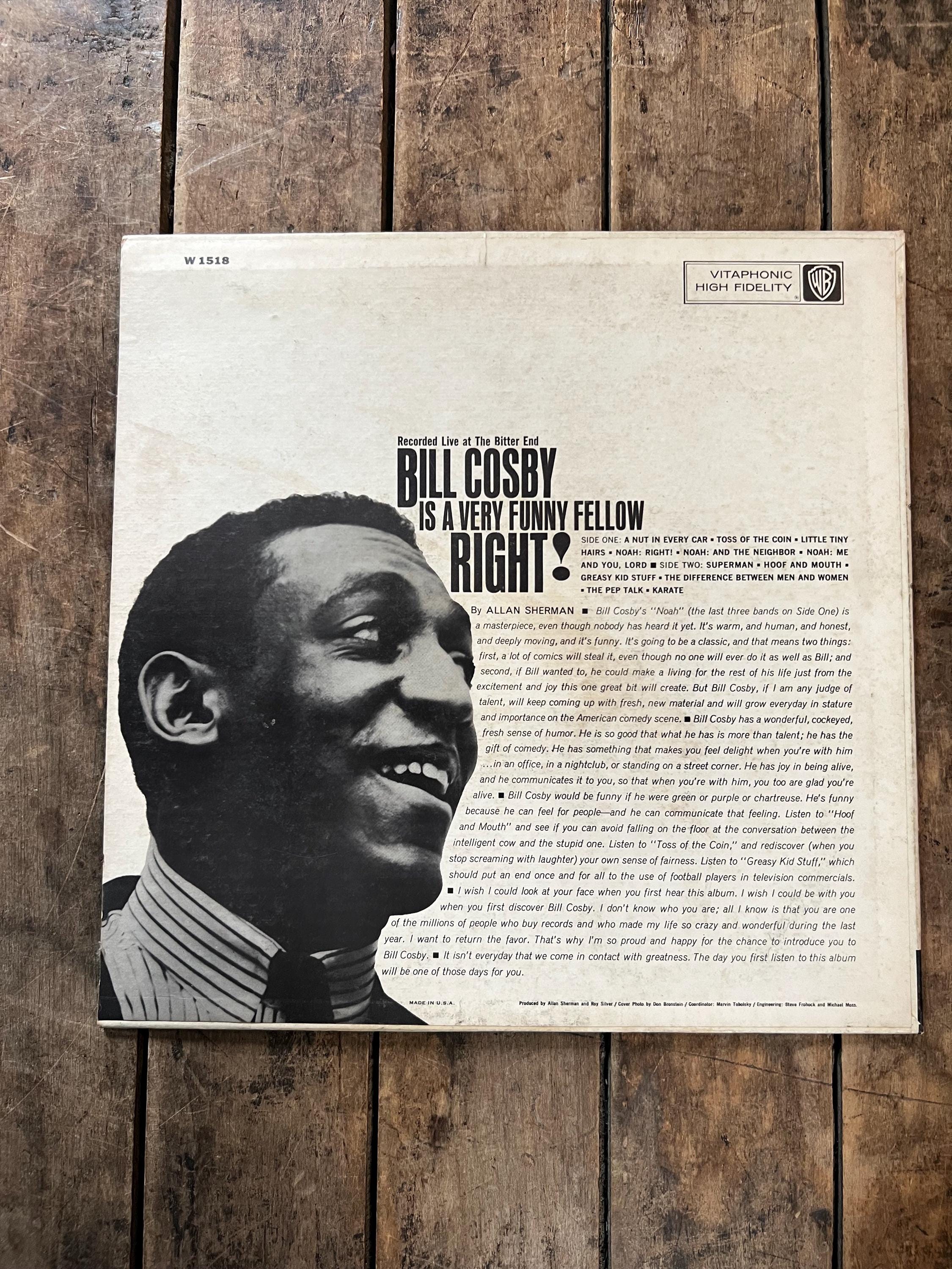 Bill Cosby "Is a Very Funny Fellow Right!" LP - 1963 Warner Bros Vinyl Record