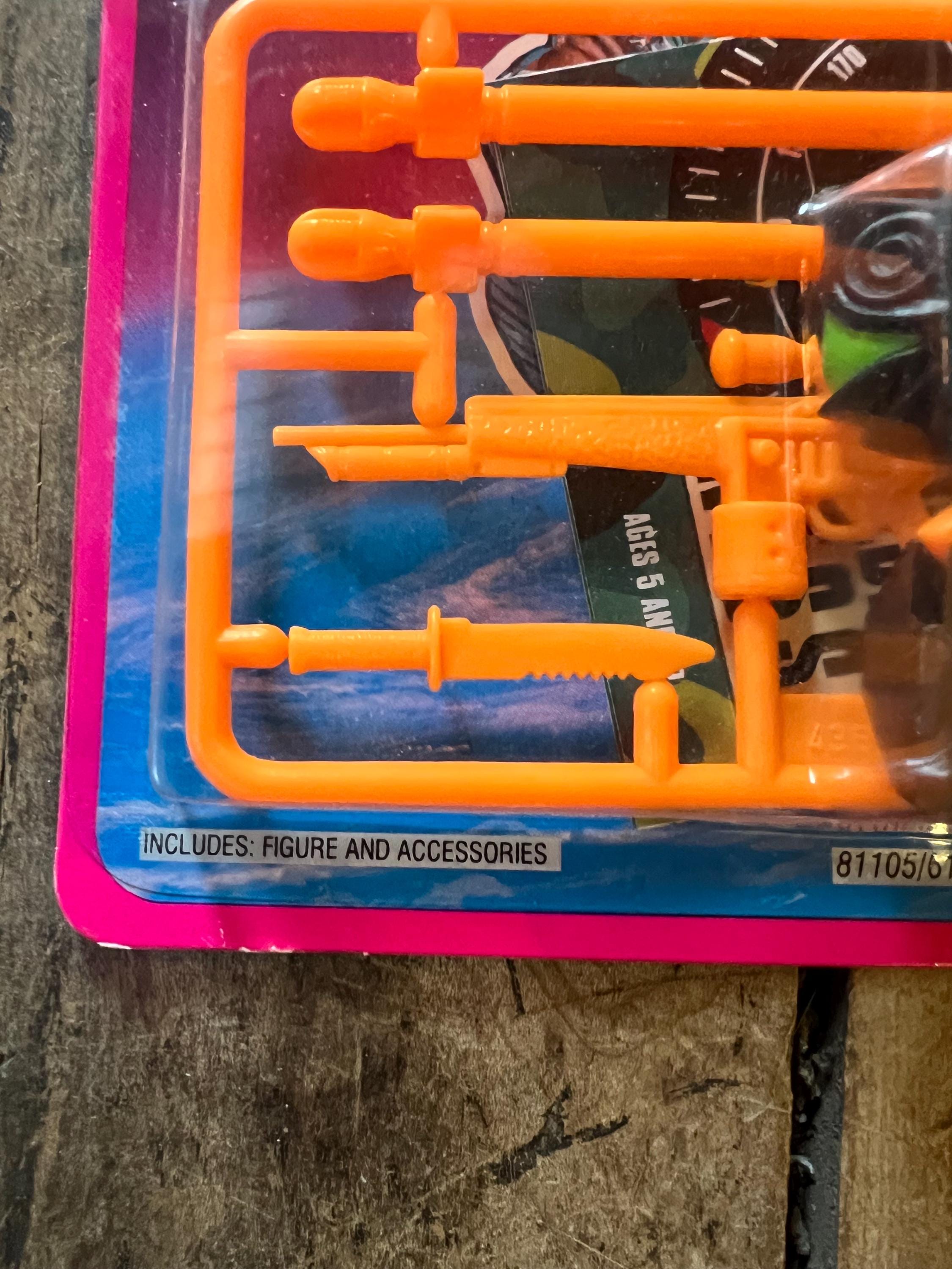 1993 Hasbro GI JOE - Astro Viper Cobranaut V2 - Star Brigade Action Figure Complete On Original Card MOC