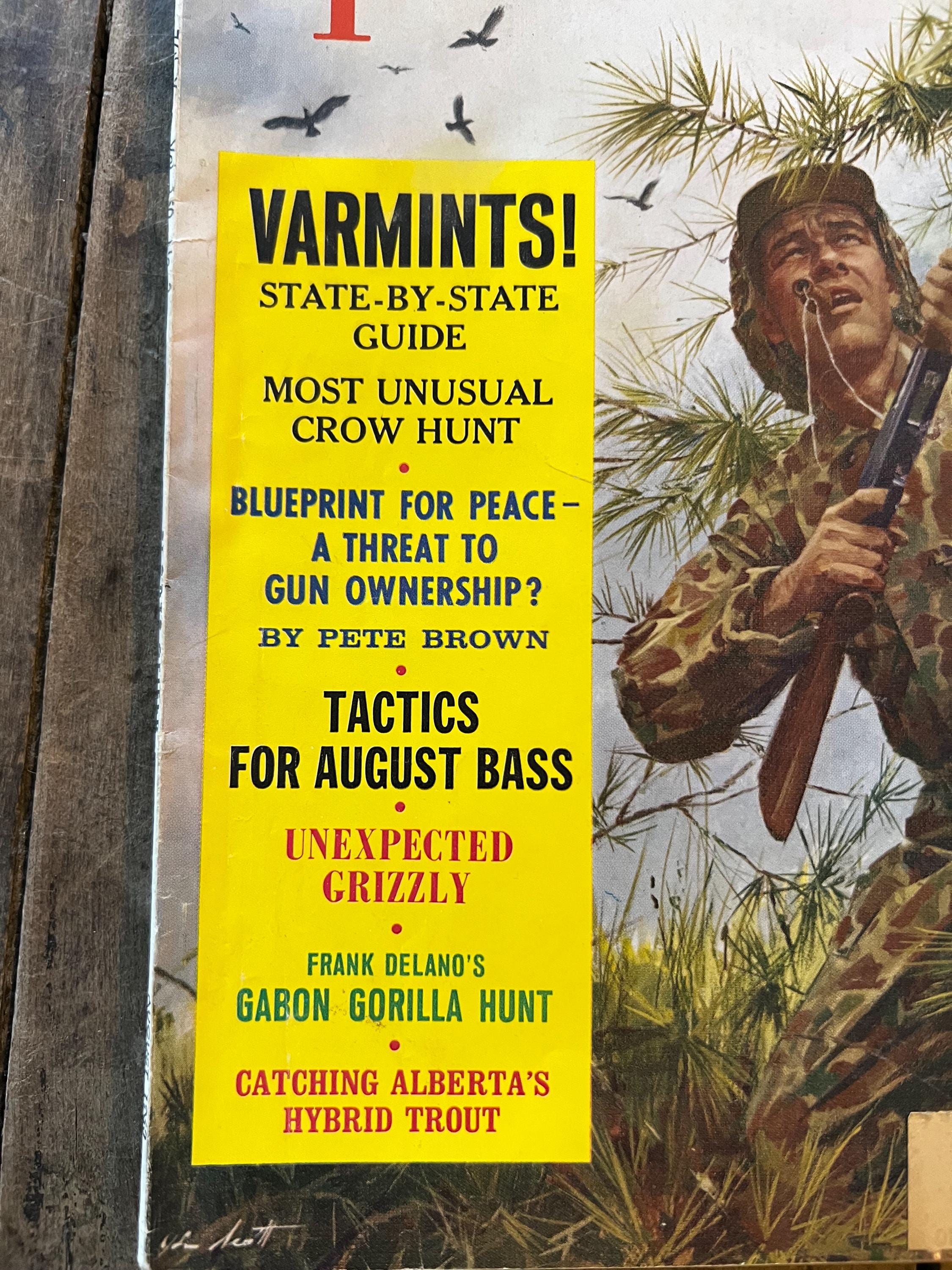 Vintage 1963 Sports Afield Magazine: August Edition