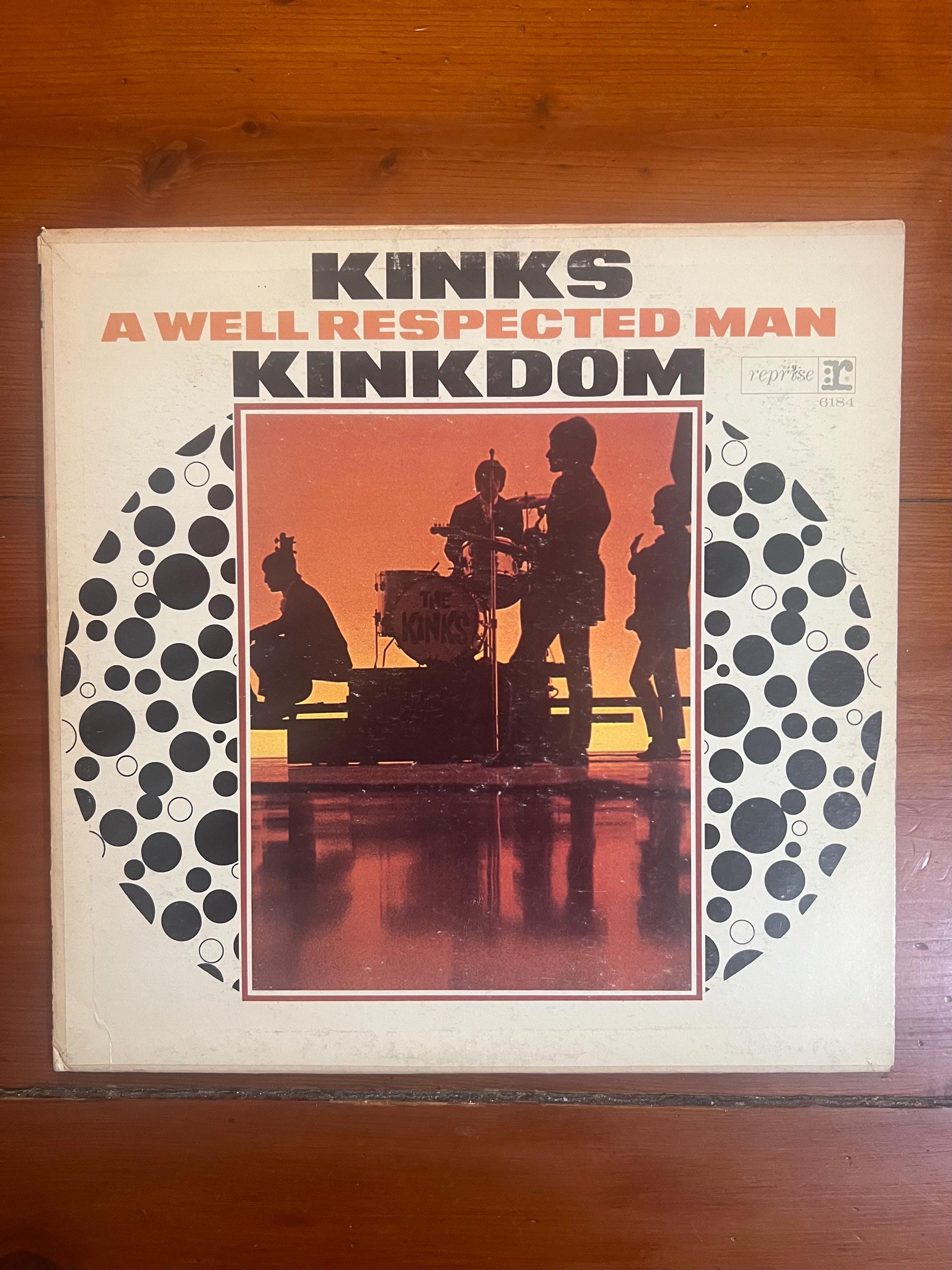 Vintage 1965 The Kinks "Kinkdom" LP Record - Warner Bros