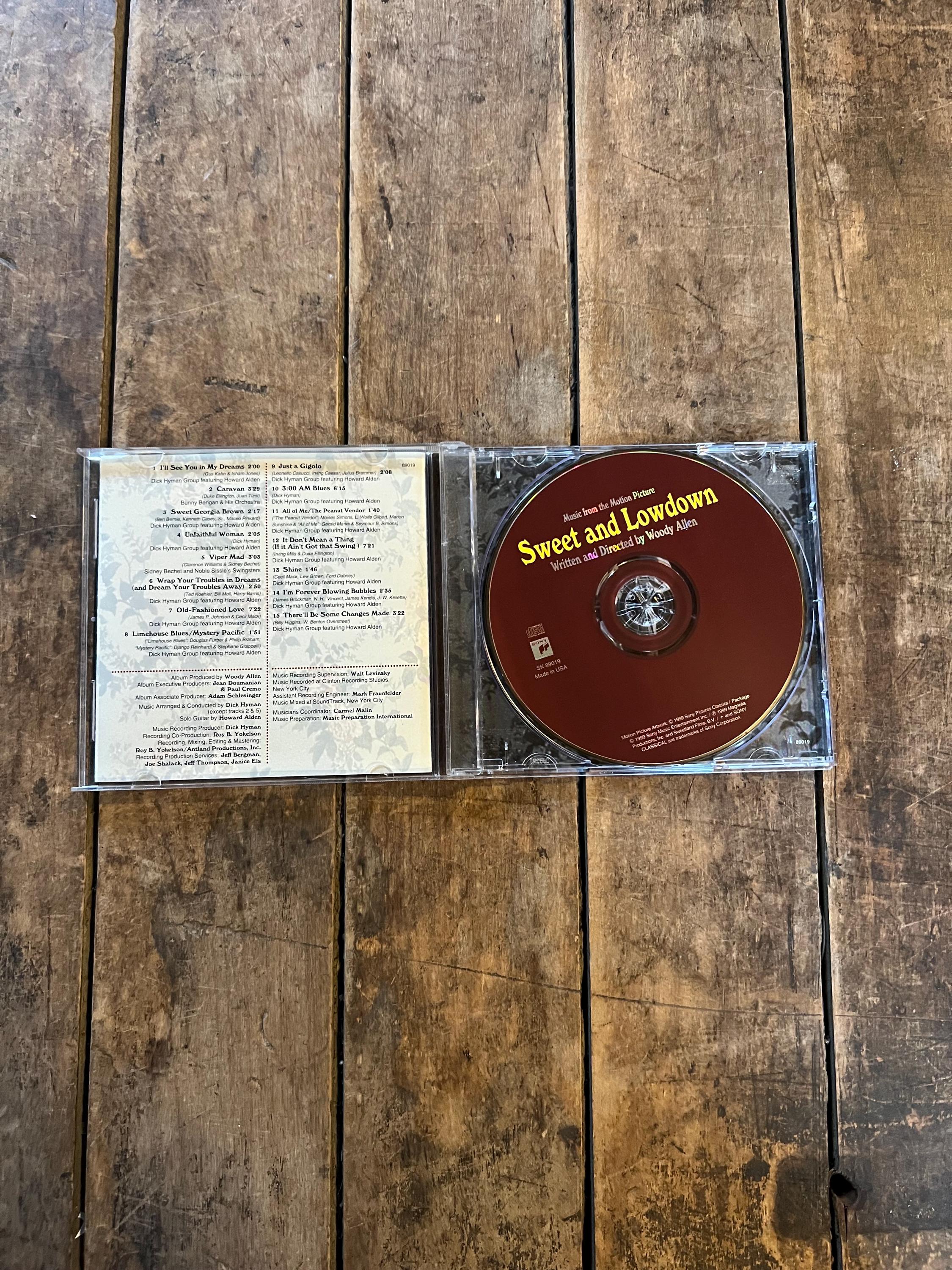 Sweet and Lowdown CD – Woody Allen Soundtrack, 1999