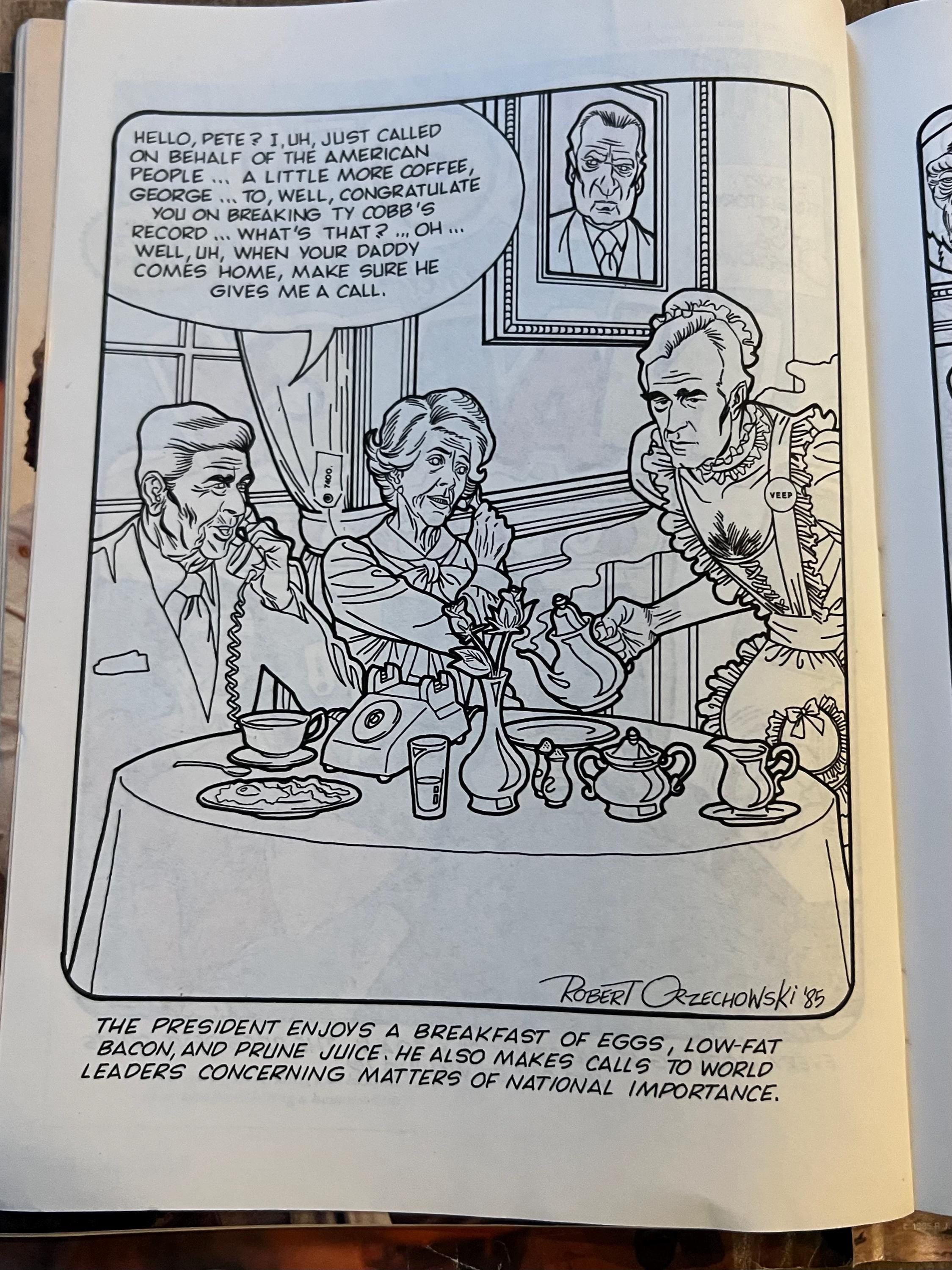 Vintage National Lampoon Magazine (December 1985) Featuring Ronald Regan