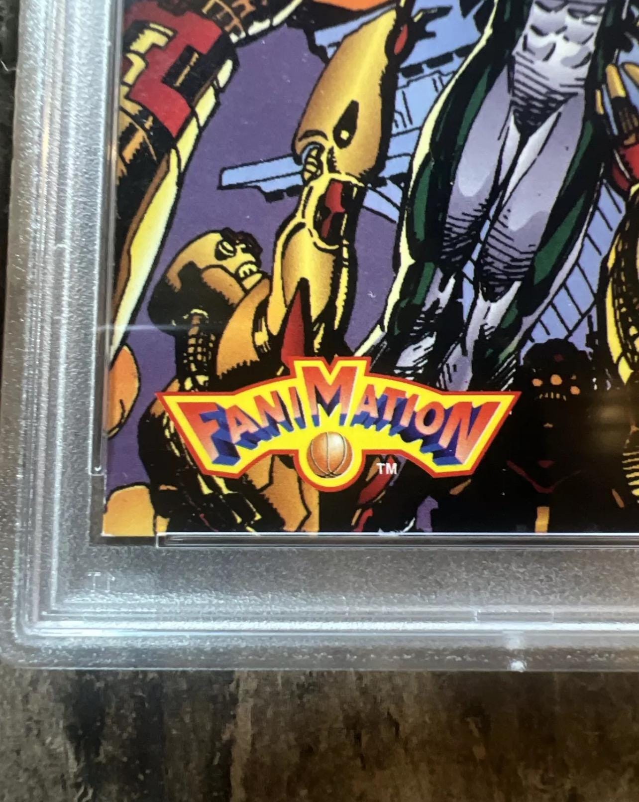 1992 Larry Bird Upper Deck Fanimation Art Card - PSA 7