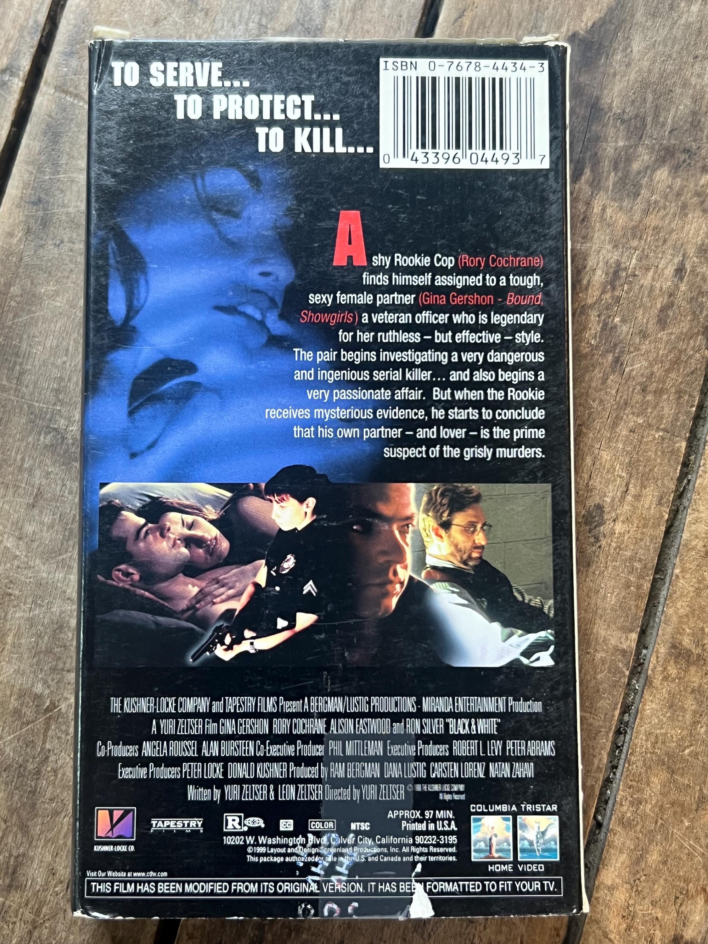 Black & White - VHS Movie ( 1999 ) - Starring Gina Gershon and Ron Silver