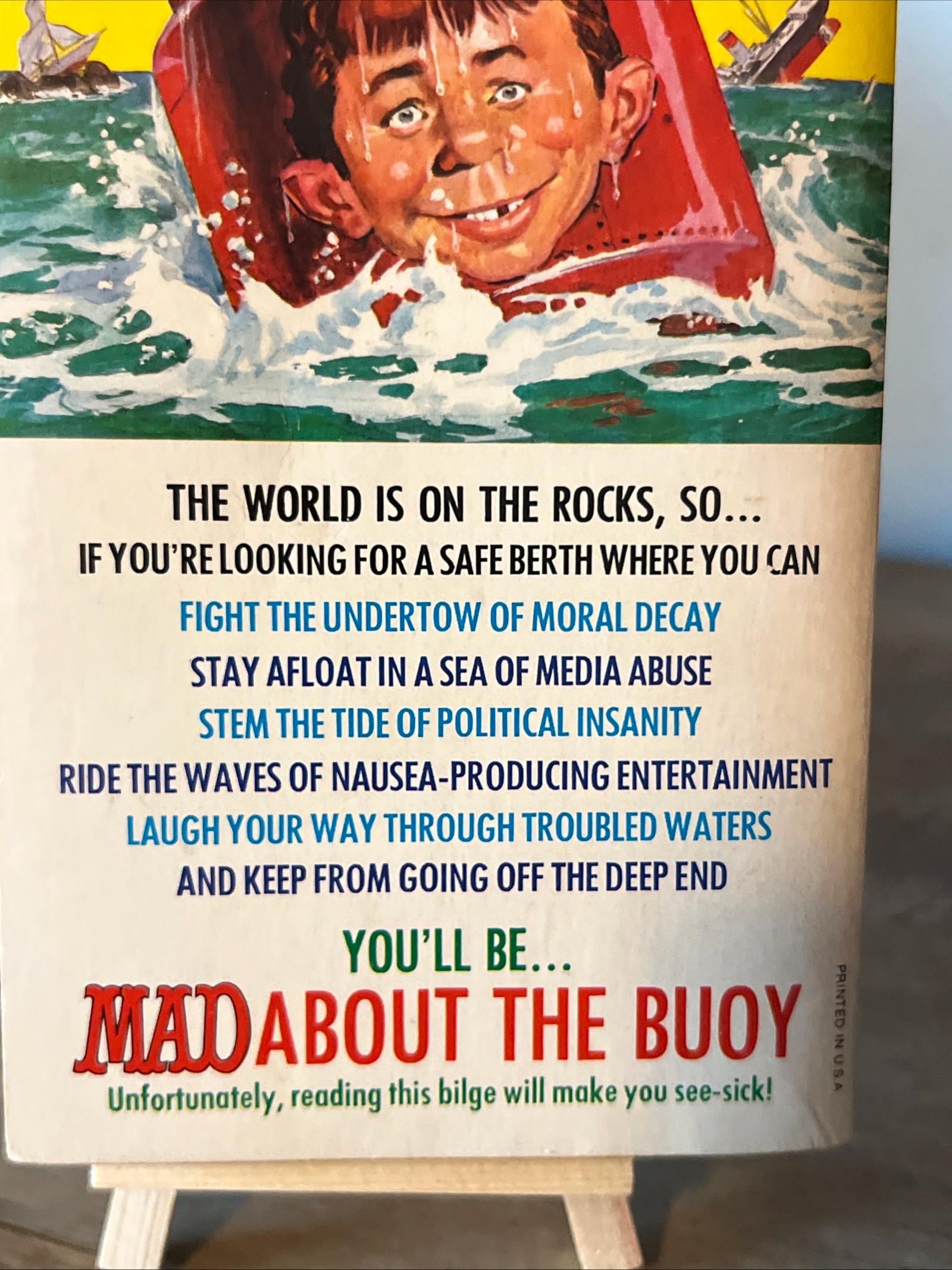 1980 Warner Books - MAD MAGAZINE - MAD About The Bouy Paperback Book # 53 - Graphic Novel
