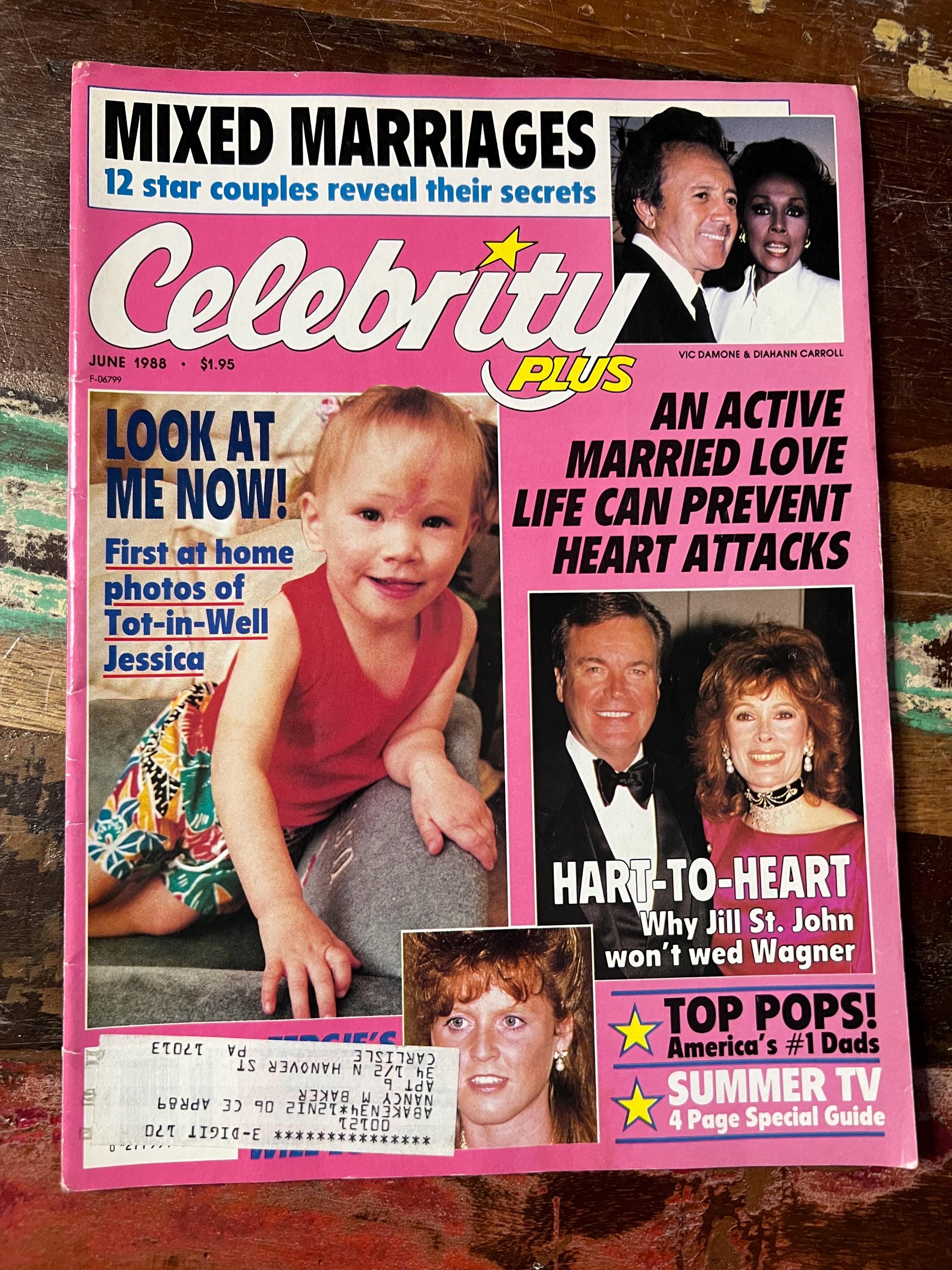 Celebrity Plus Magazine - Gossip / Tabloid - June 1988 - Robert Wagner