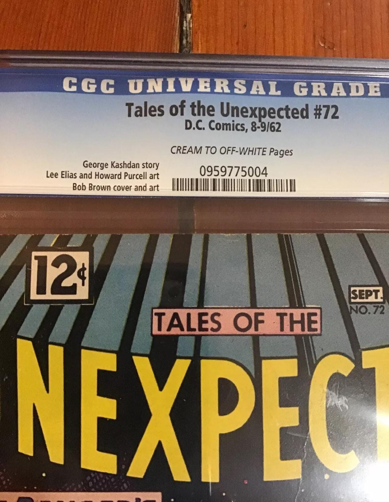 Vintage DC Comic: Tales of the Unexpected #72, CGC 4.5