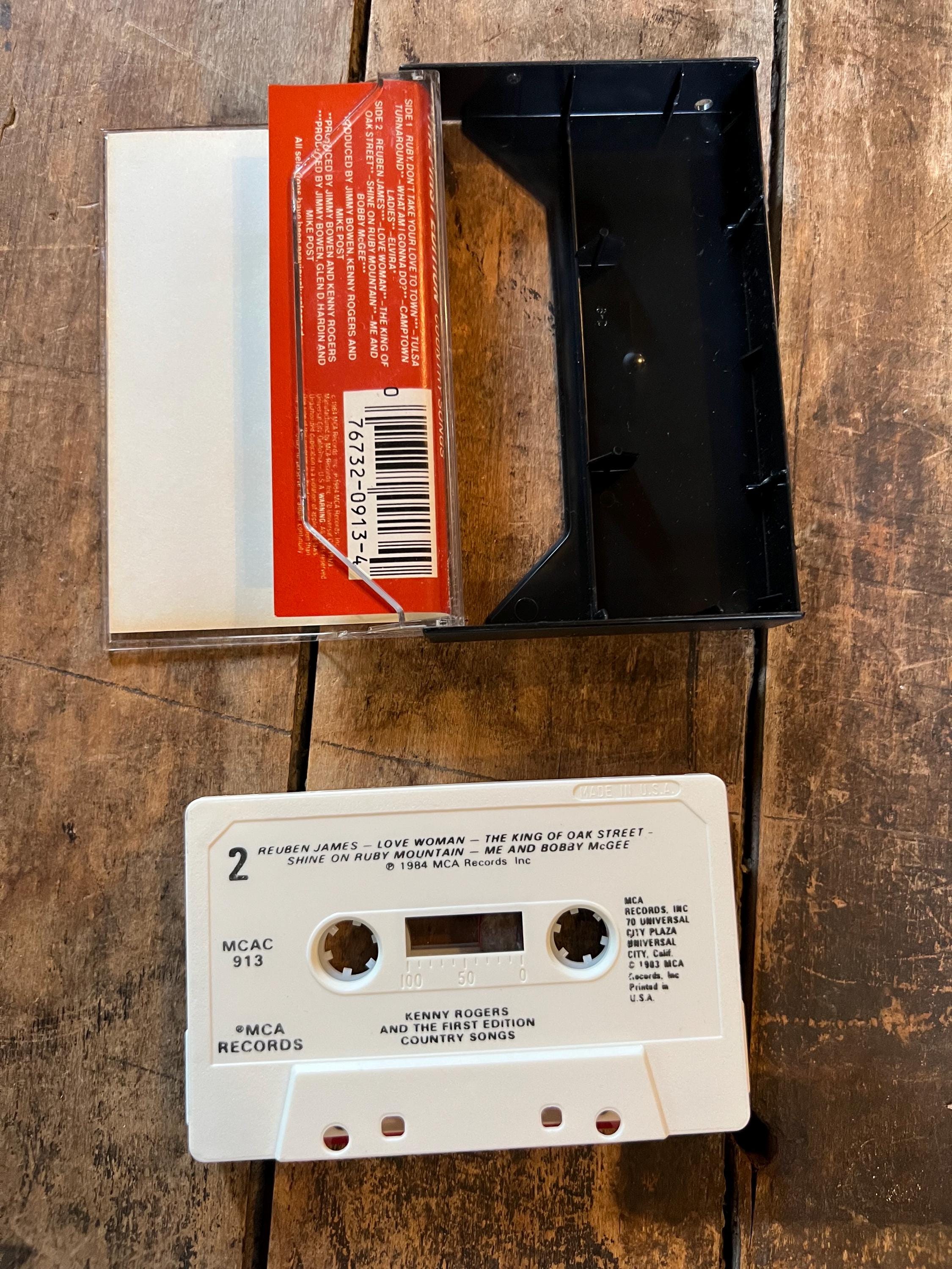 1984 Kenny Rogers & The First Edition Country Songa Cassette Tape - MCA Records