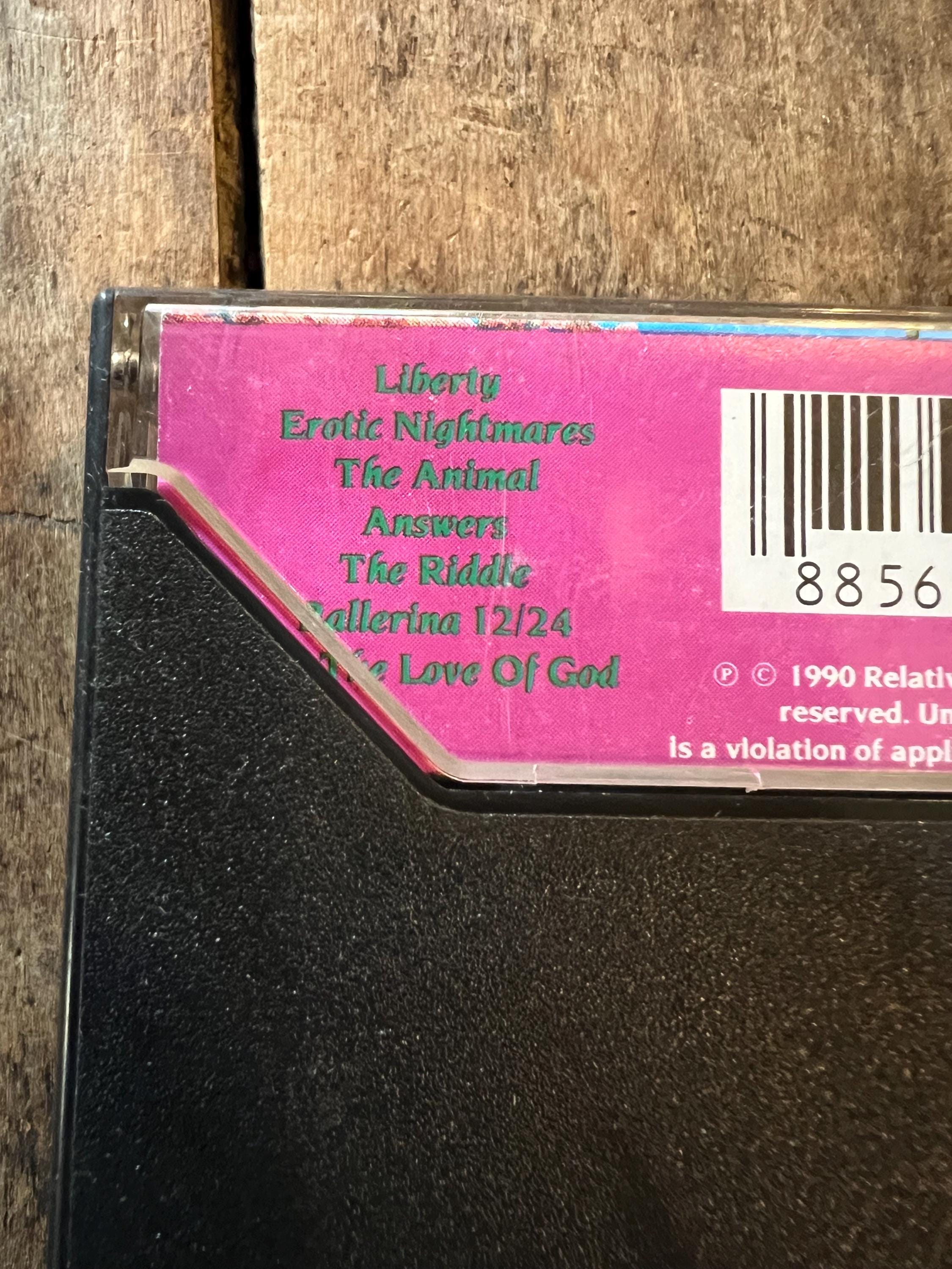1990 Steve Vai  “Passion and Welfare ” Cassette Tape - Relativity Records