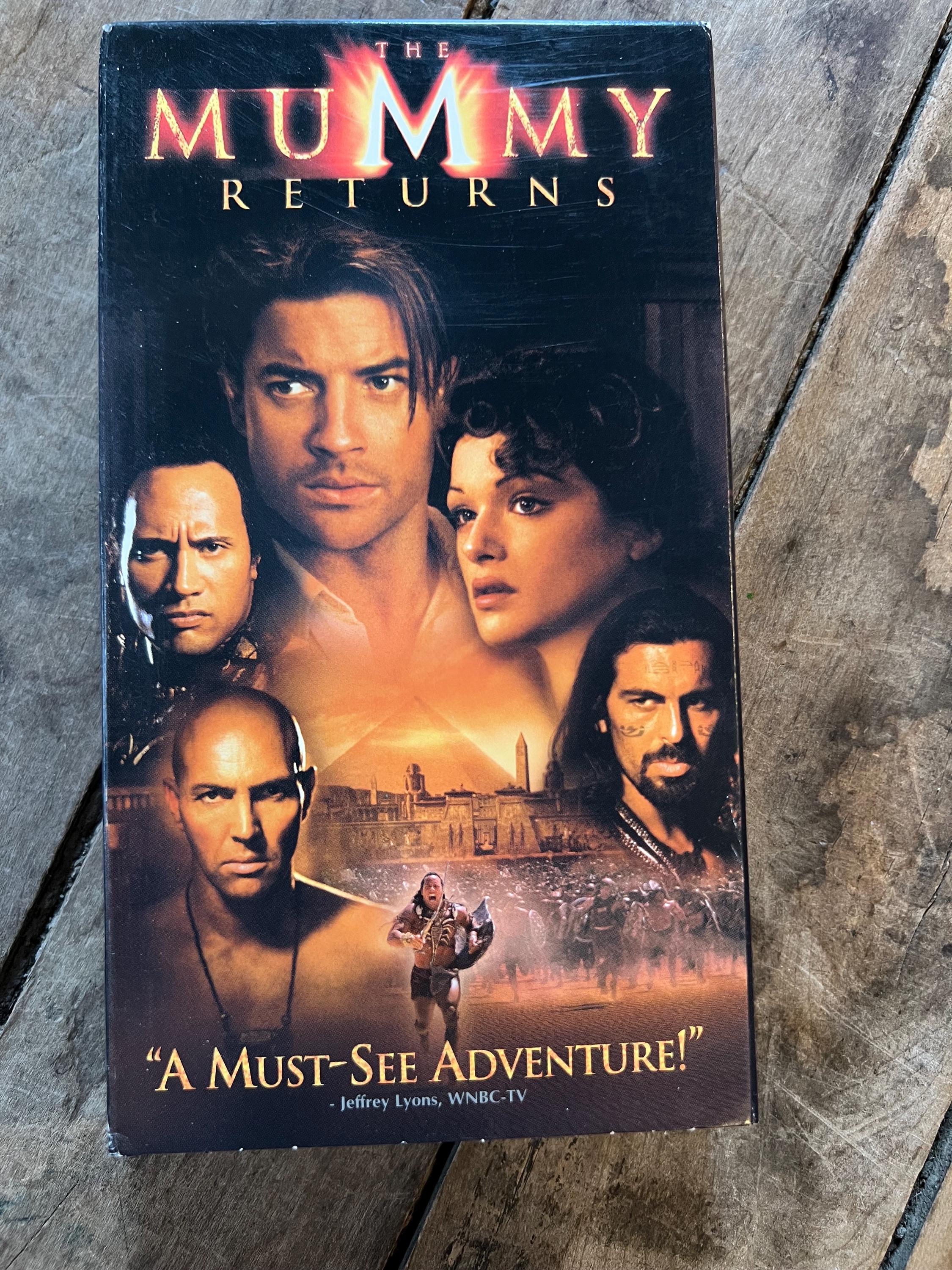 The Mummy Returns ( VHS 2001) Starring - Brendan Fraser, Rachel Weisz & Dwayne Johnson
