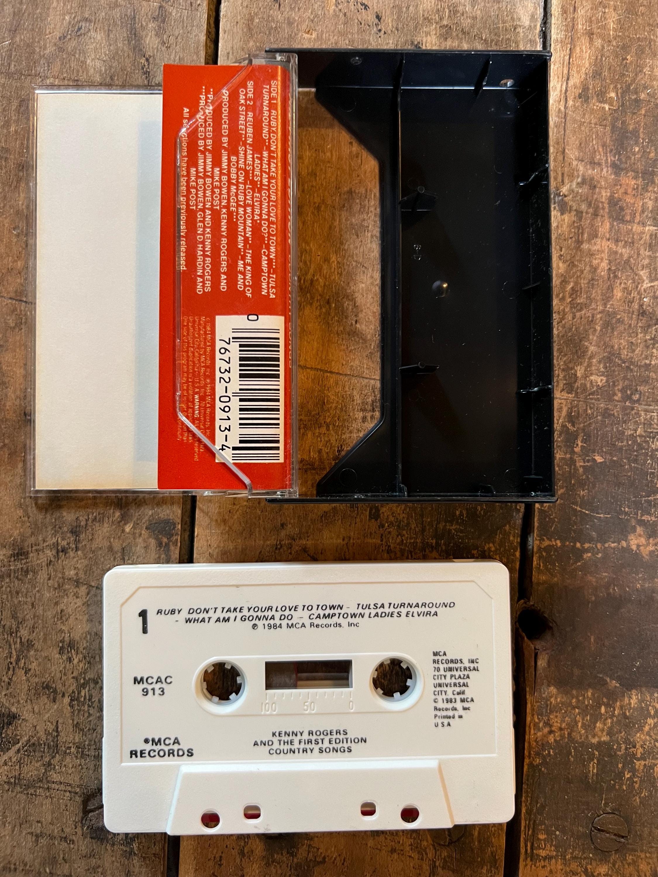 1984 Kenny Rogers & The First Edition Country Songa Cassette Tape - MCA Records