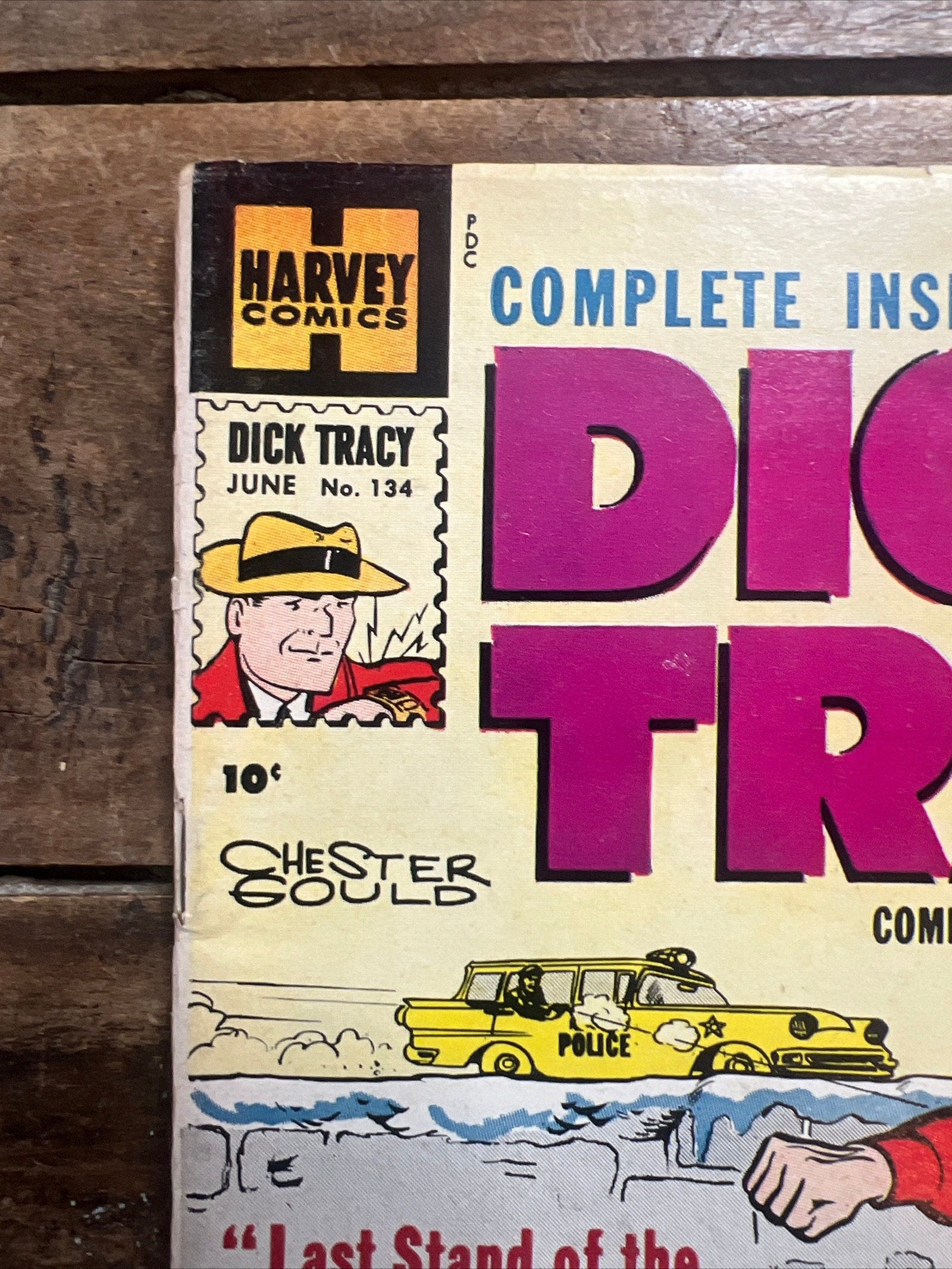 1959 Dick Tracy No. 134 - Harvey Comics Monthly - 10 Cent Silver Age Comic Book