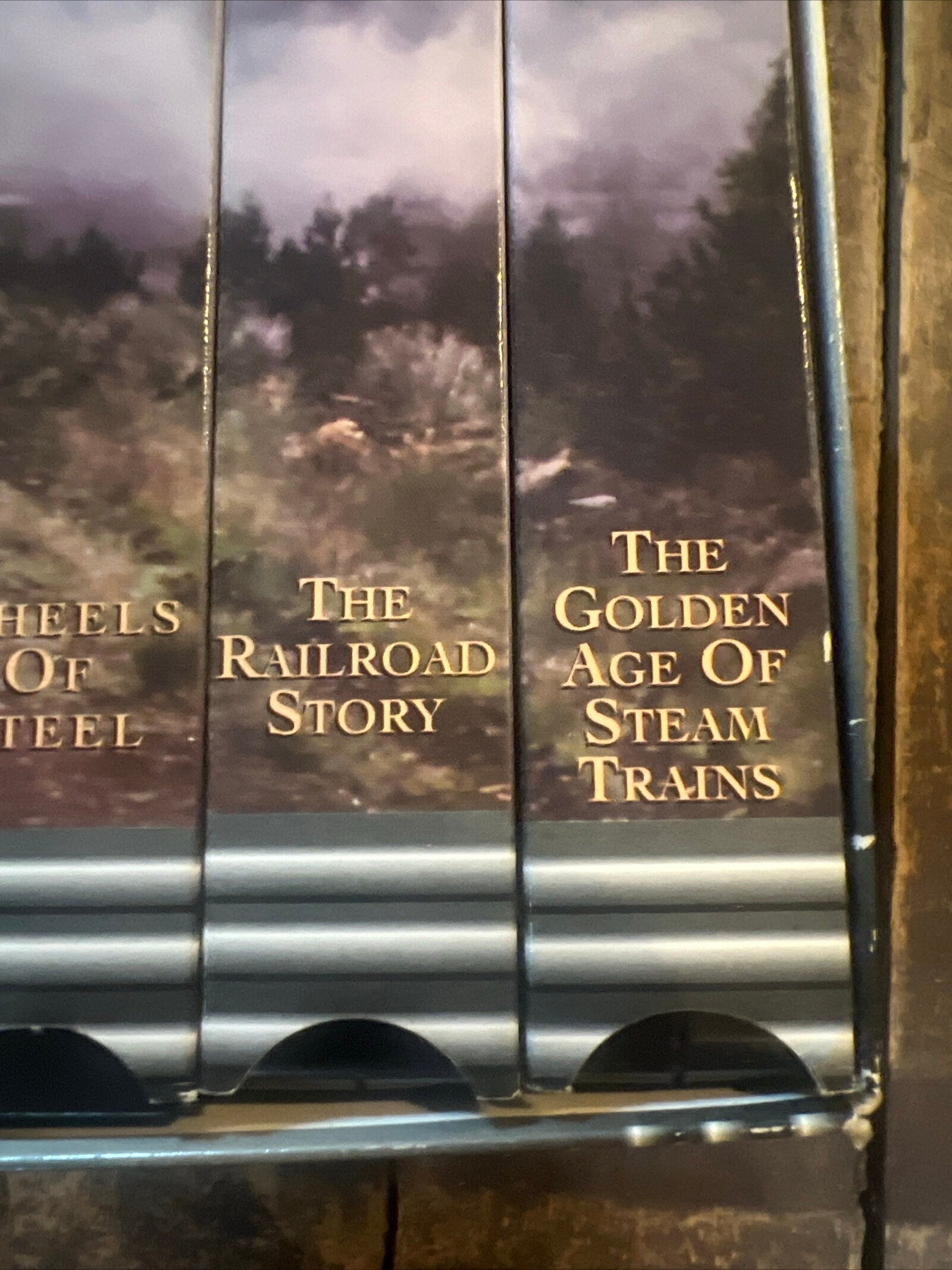 1995  America’s Railroad The Steam Train Legacy - Complete VHS Movie Box Set 7 Movie Lot