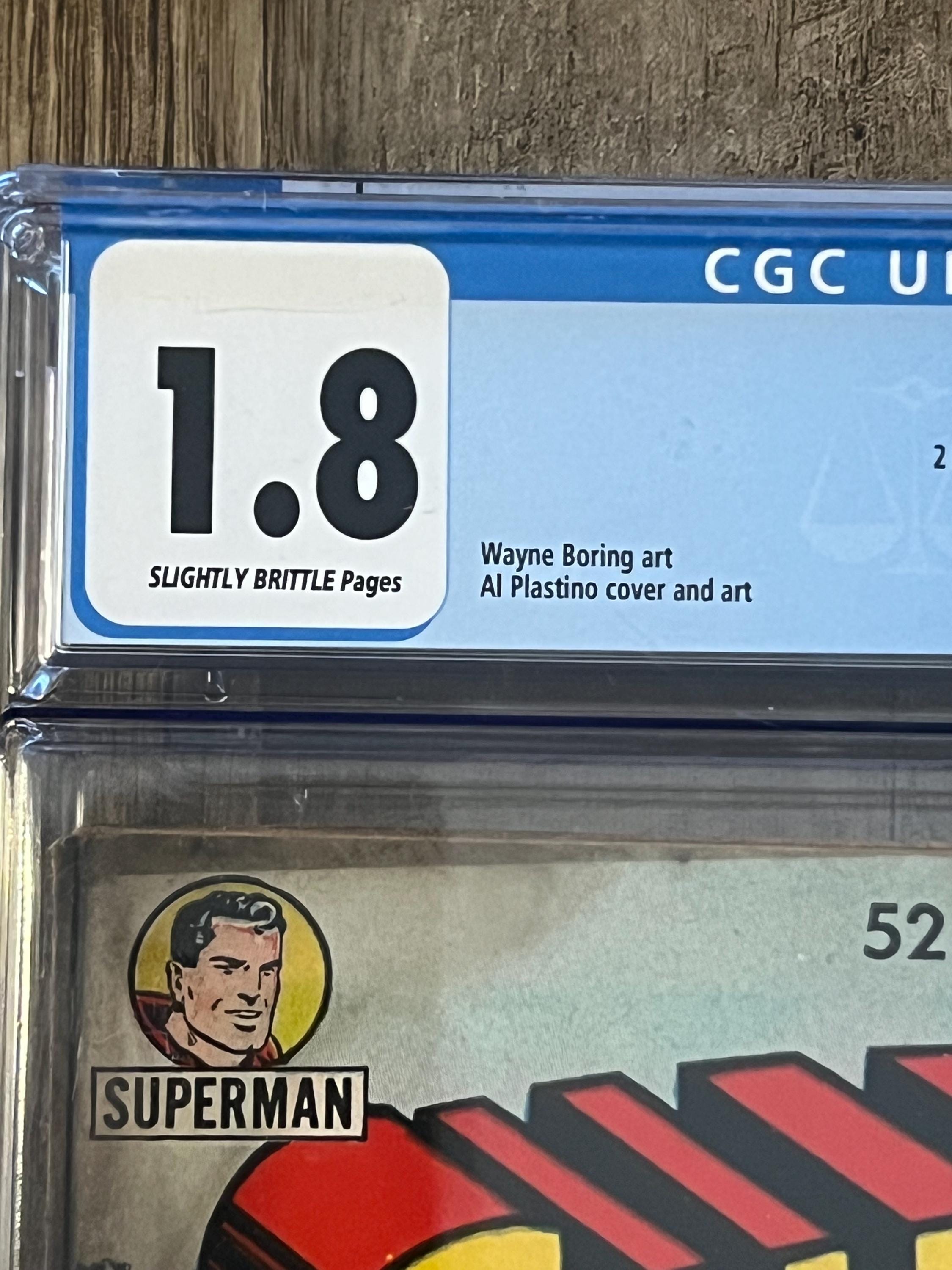 Vintage 1950 Superman DC COMIC #65 / Graded Comic CGC 1.8 / First appearance of Mala, Kizo, and U-Ban Krypton Foes - Key Issue