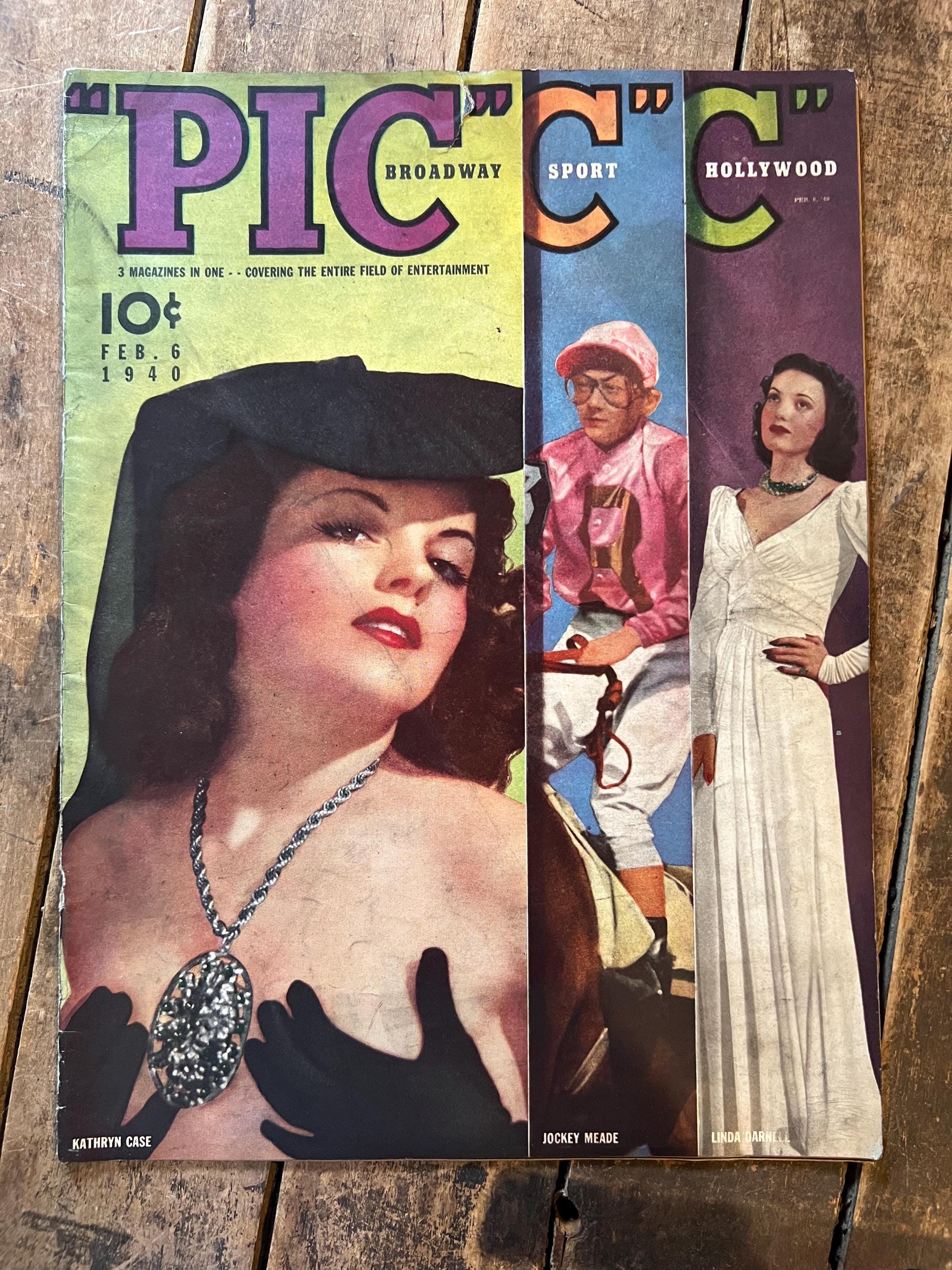 PIC Magazine (February 1940) Hollywood, Sport & Broadway Magazine