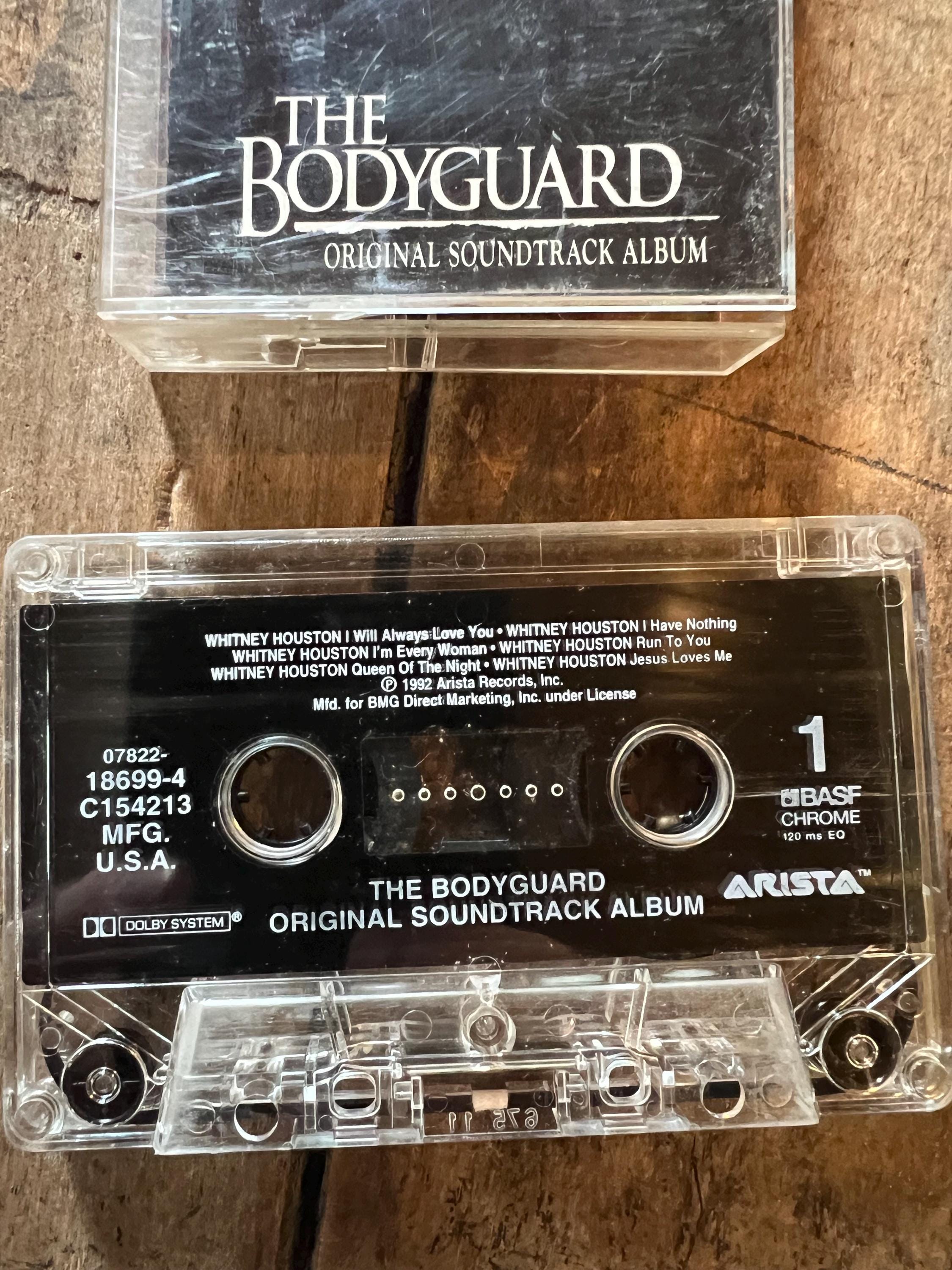 1992 Whitney Houston THE BODYGUARD Cassette Tape - Arista Records ( music from the motion picture)