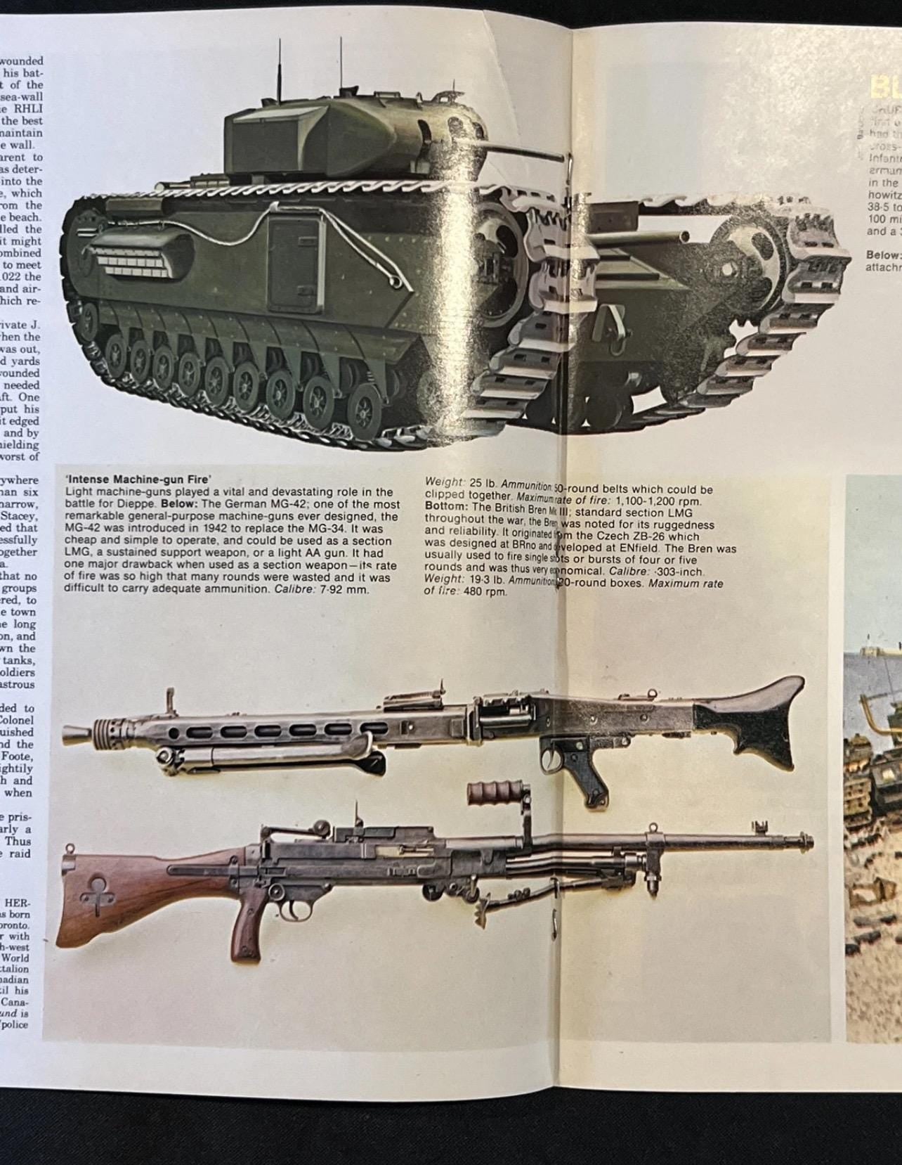 Vintage 1973 History Of The Second World War Magazine Part 37