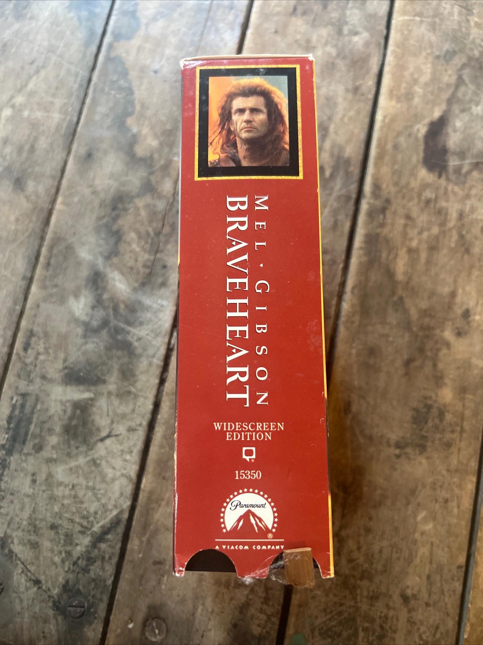 1995 BRAVEHEART staring Mel Gibson & Sophie Marceau - Paramount VHS Movie