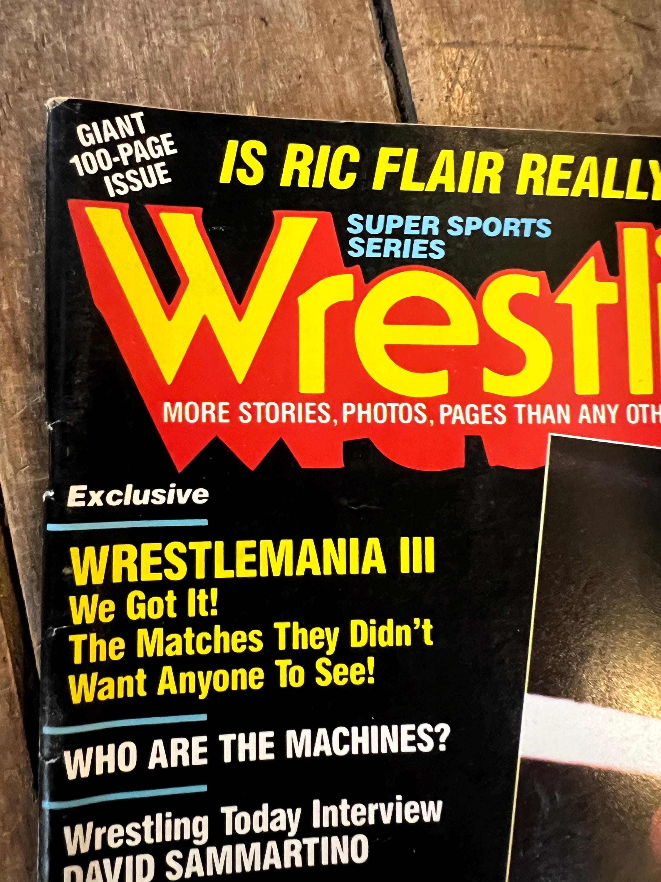 Wrestling Today Magazine - 1987 Premier Issue Volume  #1 - Issue #1 - Hulk Hogan