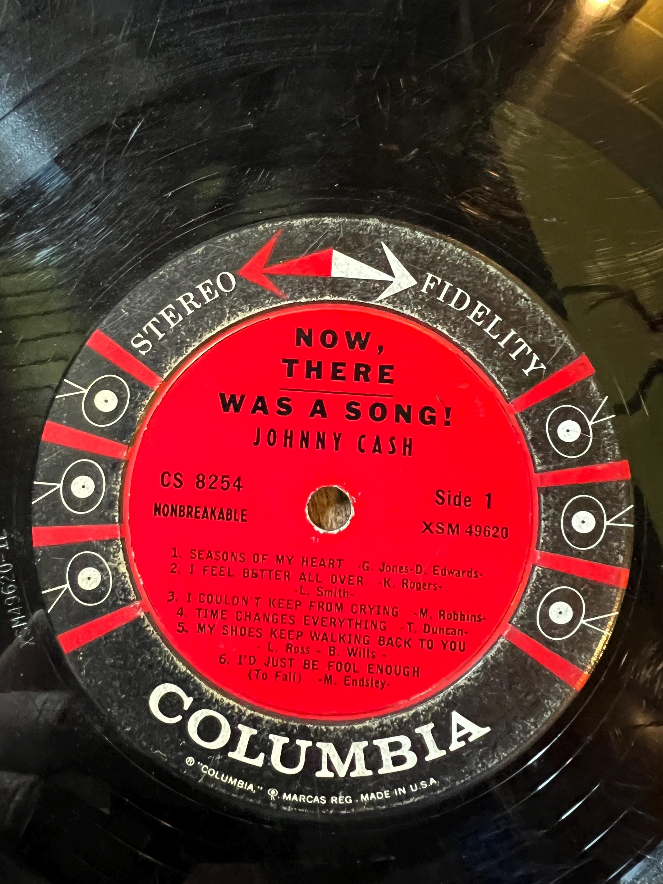 Johnny Cash "Now, There Was A Song" Vinyl LP - 1960 Original Columbia Records