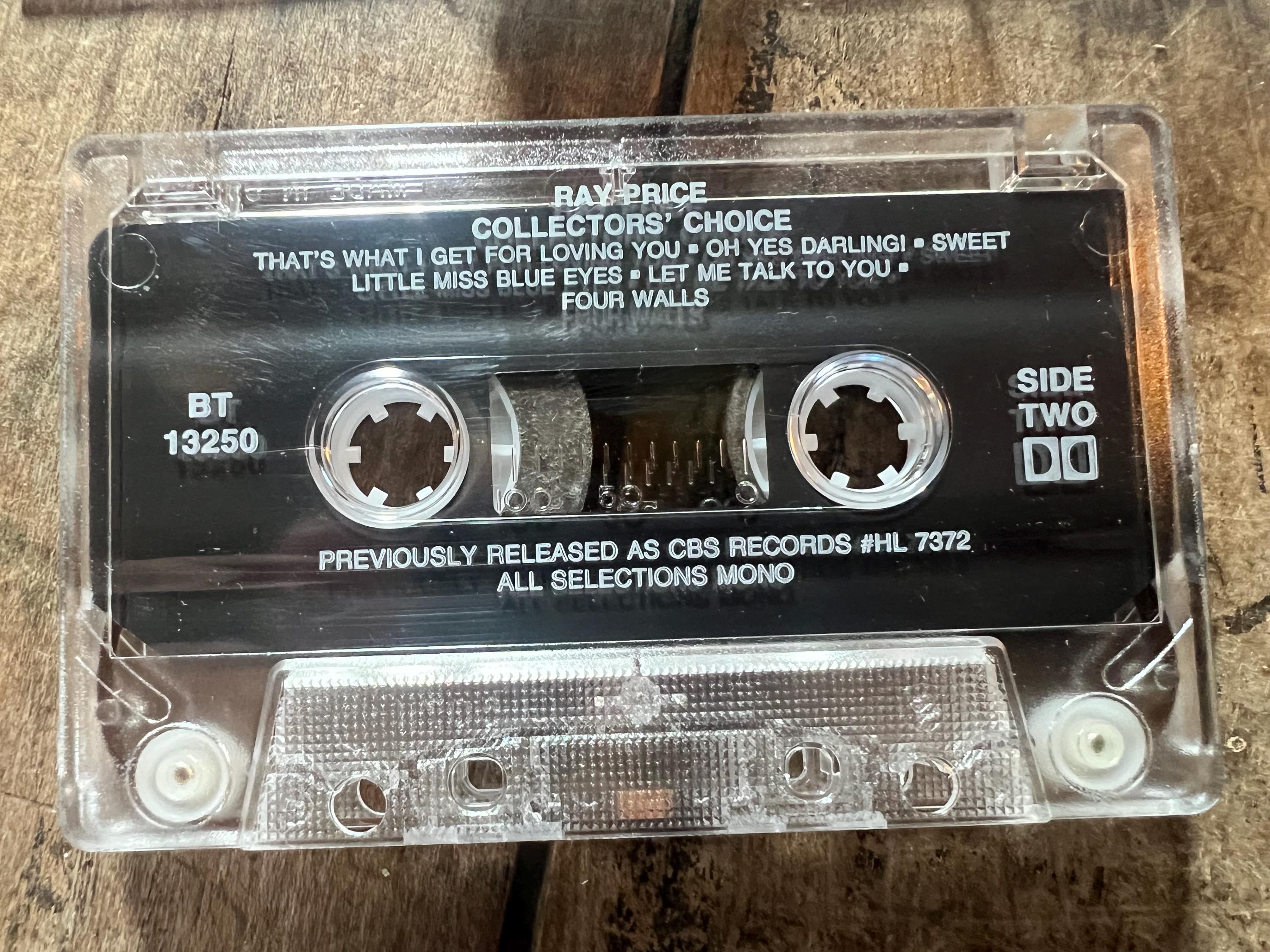 Ray Price "Collector's Choice" Cassette Tape - 1993 Sony Music - Retro Country Music