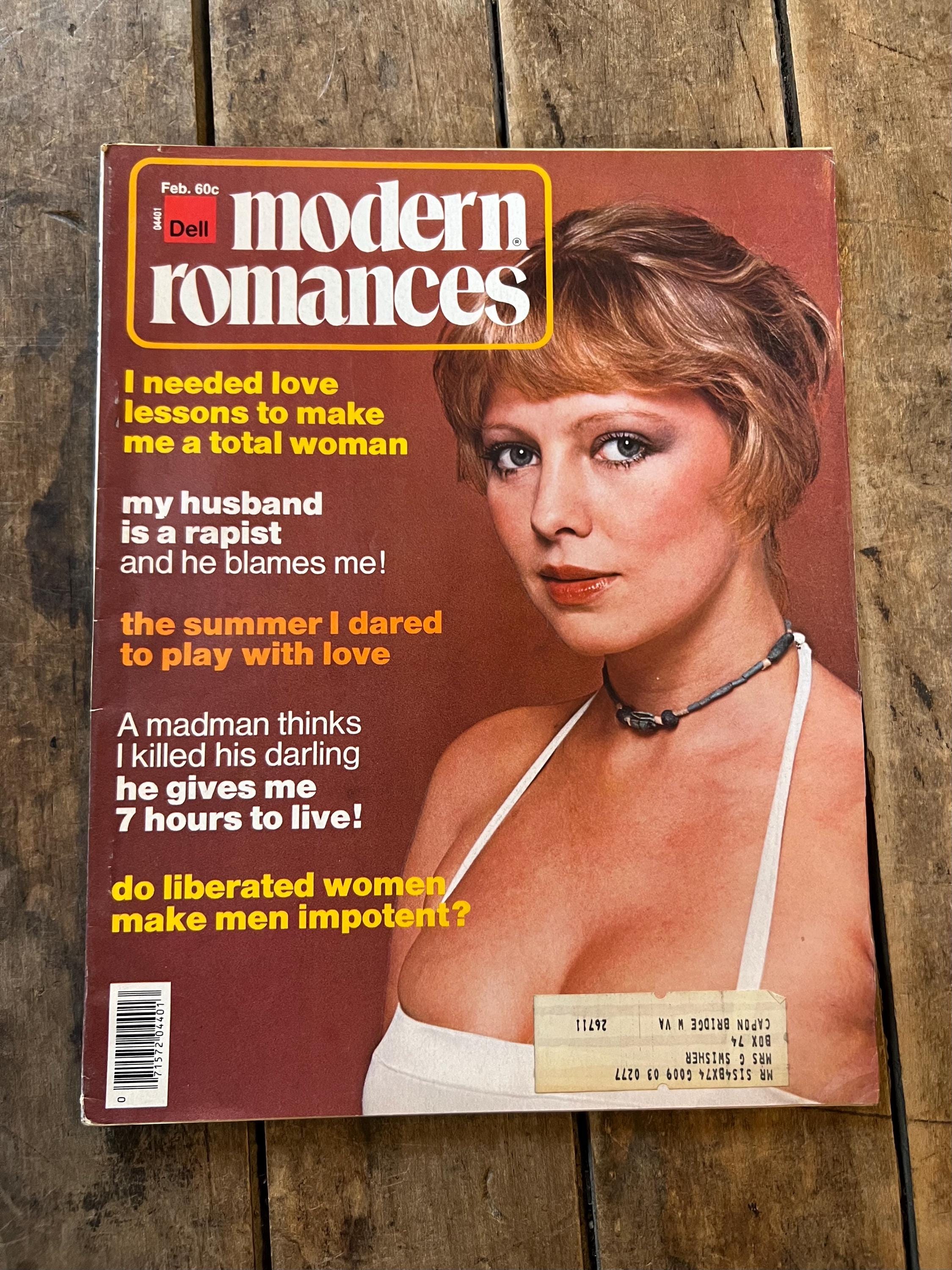 Dell Modern Romances Magazine (February 1976)  Magazine For The Young Homemaker