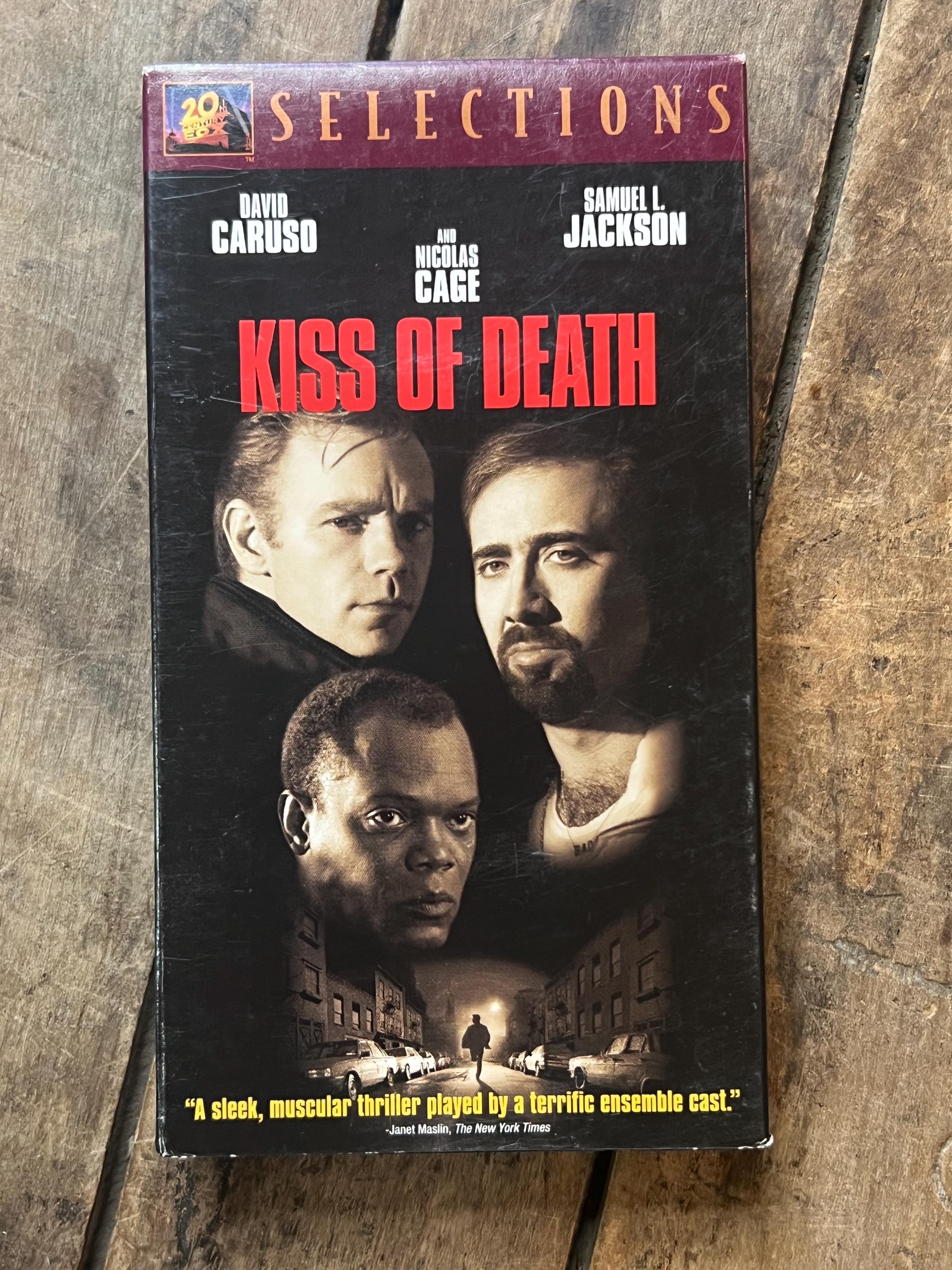 Kiss Of Death - VHS Movie ( 1995 ) - Starring Nicolas Cage & Samuel L Jackson