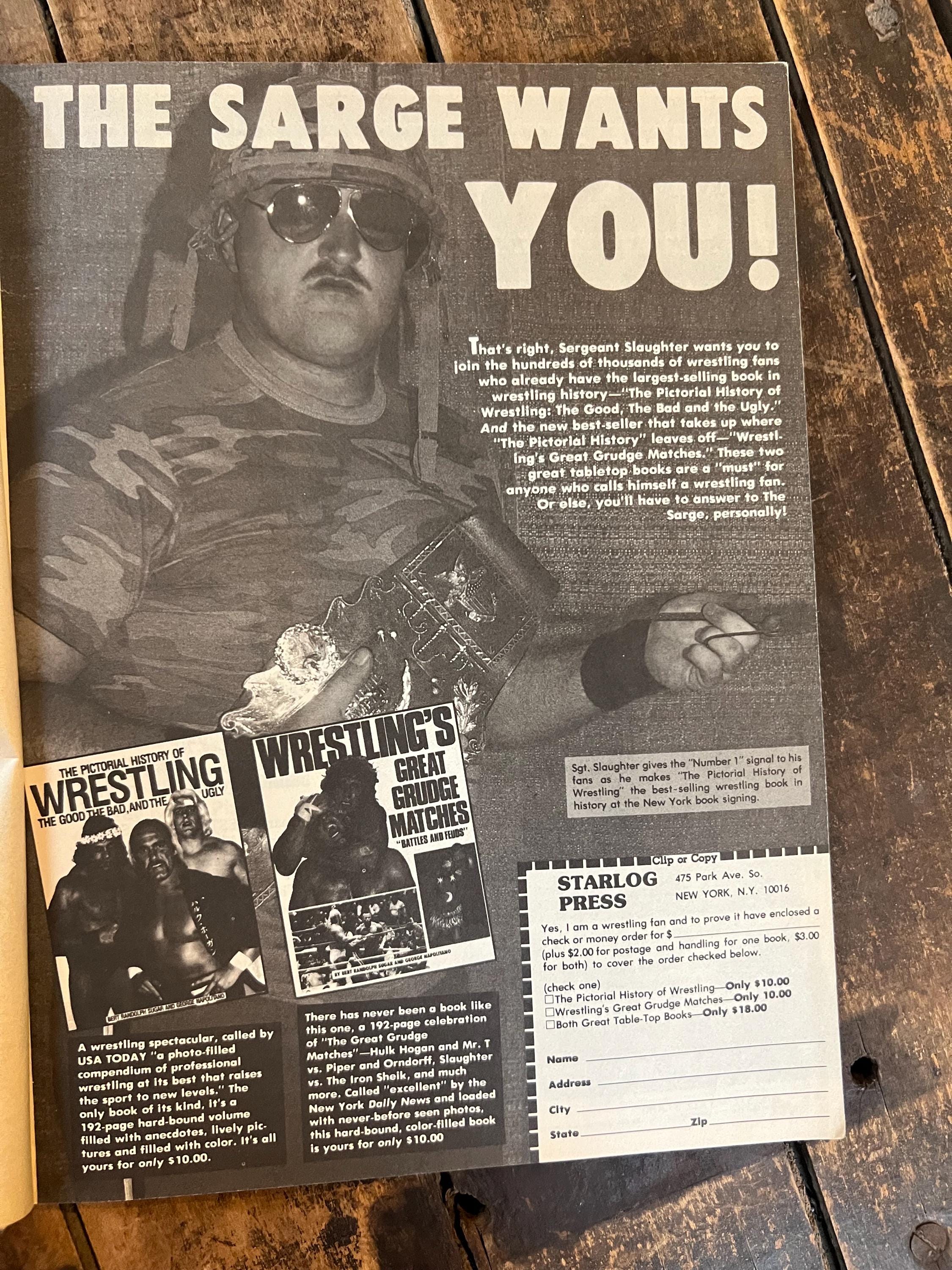 Wrestling All Stars Magazine  - September 1986 - WWF WWE - Tully Blanchard