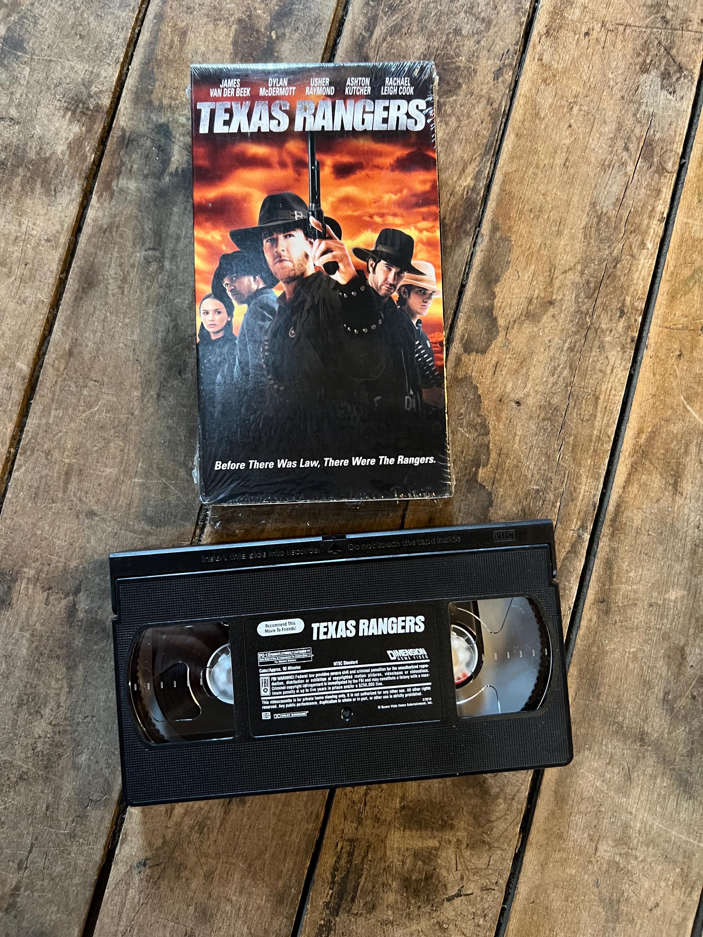 Texas Rangers  ( VHS 2001) Starring - James Van Der Beek & Dylan McDermott
