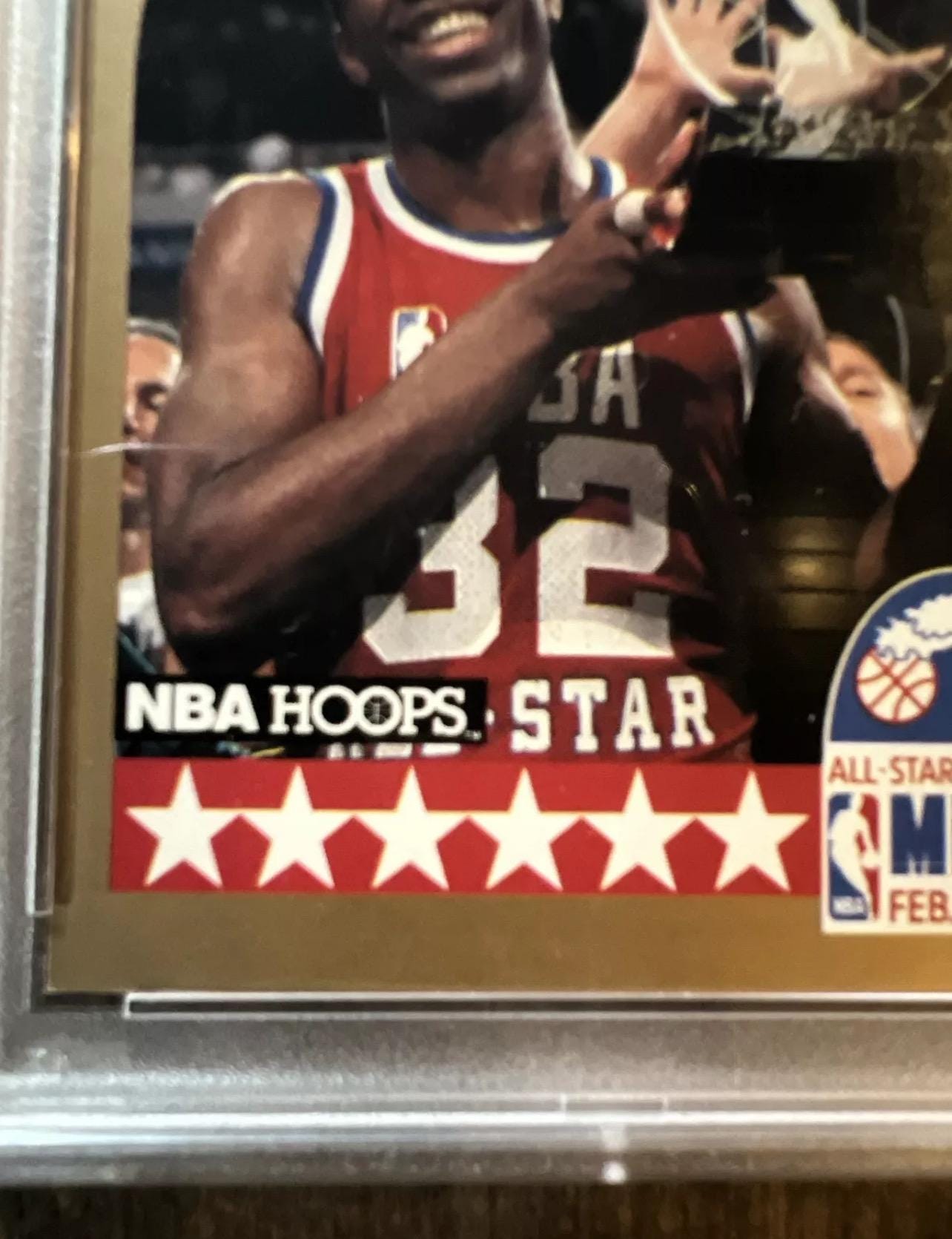 Magic Johnson 1990 All-Star Game Basketball Card - PSA 8