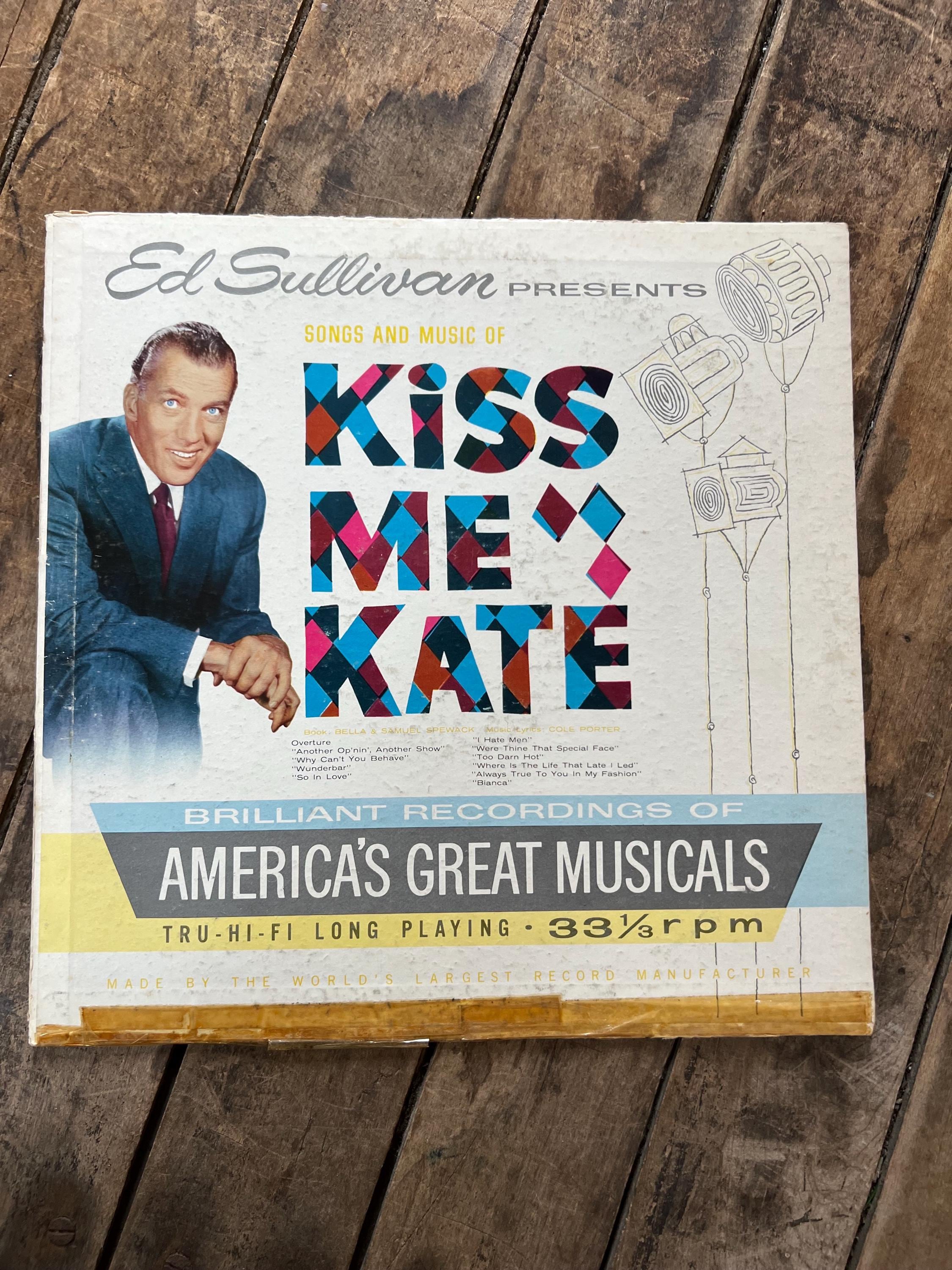 Ed Sullivan Presents “Kiss Me Kate” - 1960 Record - LP Vinyl Album