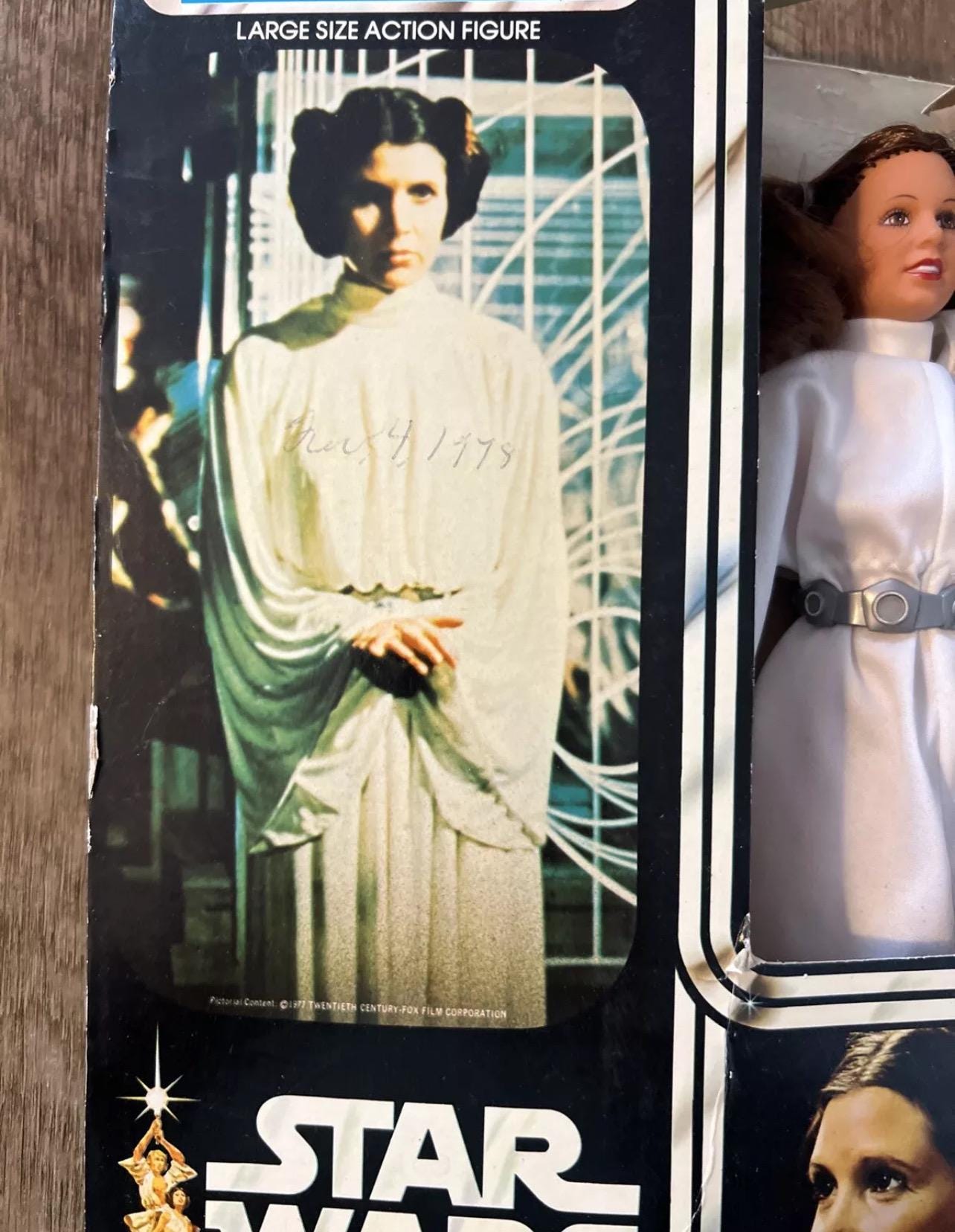 Vintage 1978 Kenner Star Wars Princess Leia Organa Action Figure & Box
