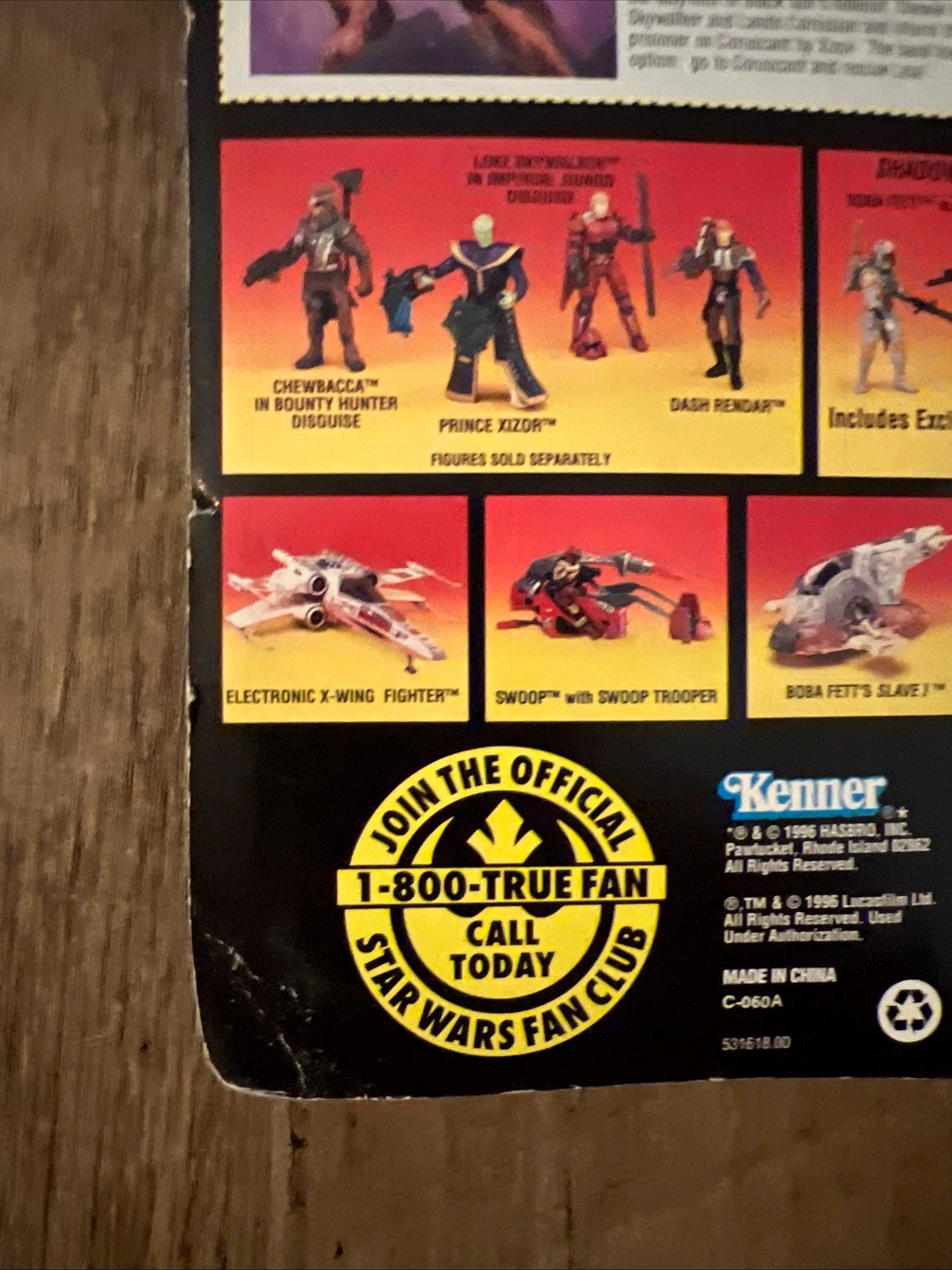 1996 Kenner - Star Wars Shadow Of The Empire -CHEWBACCA Action Figure MOC
