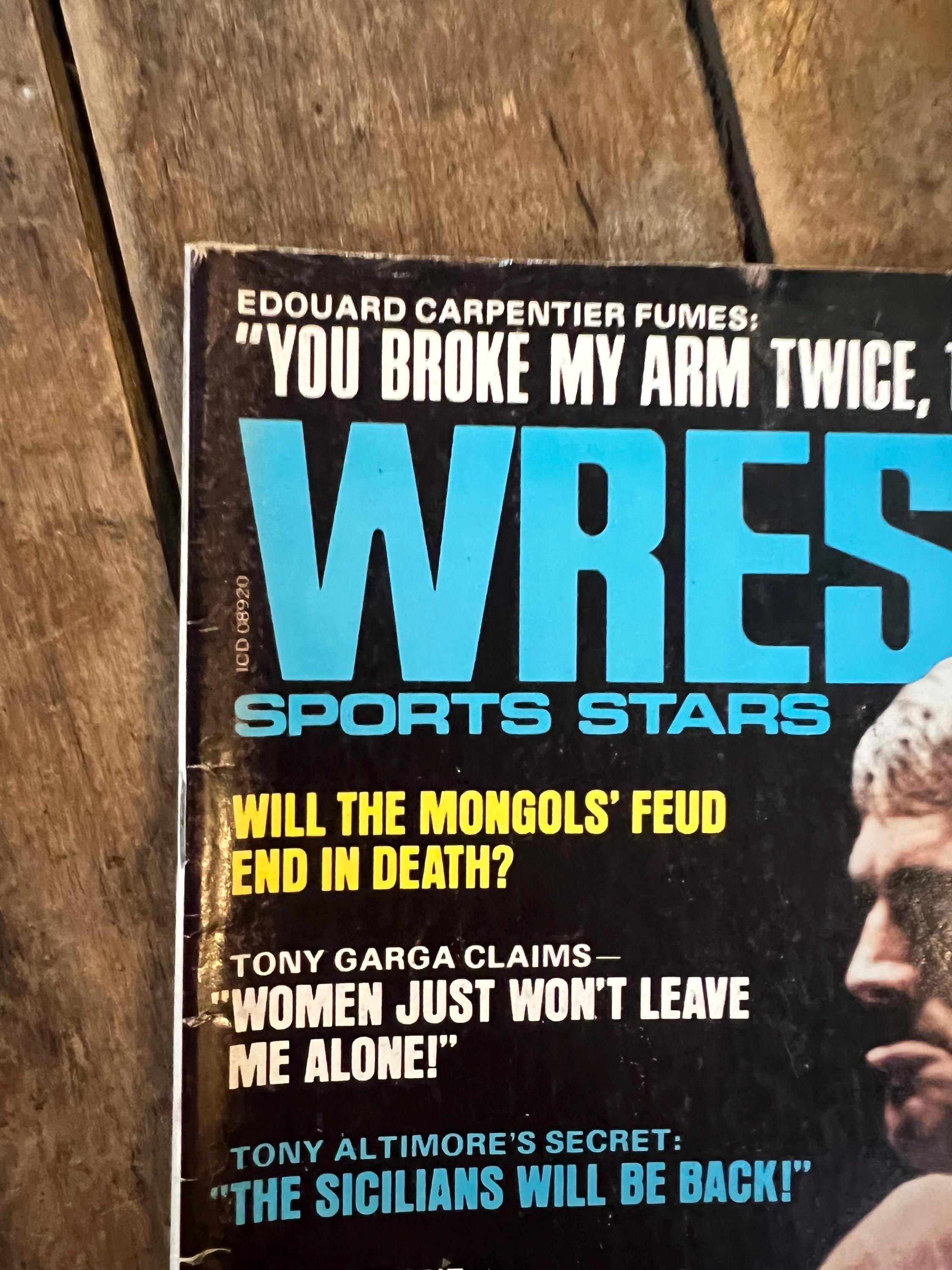 Wrestling Sports Stars Magazine  - October 1975 - WWF WWE - Edouard Carpentier