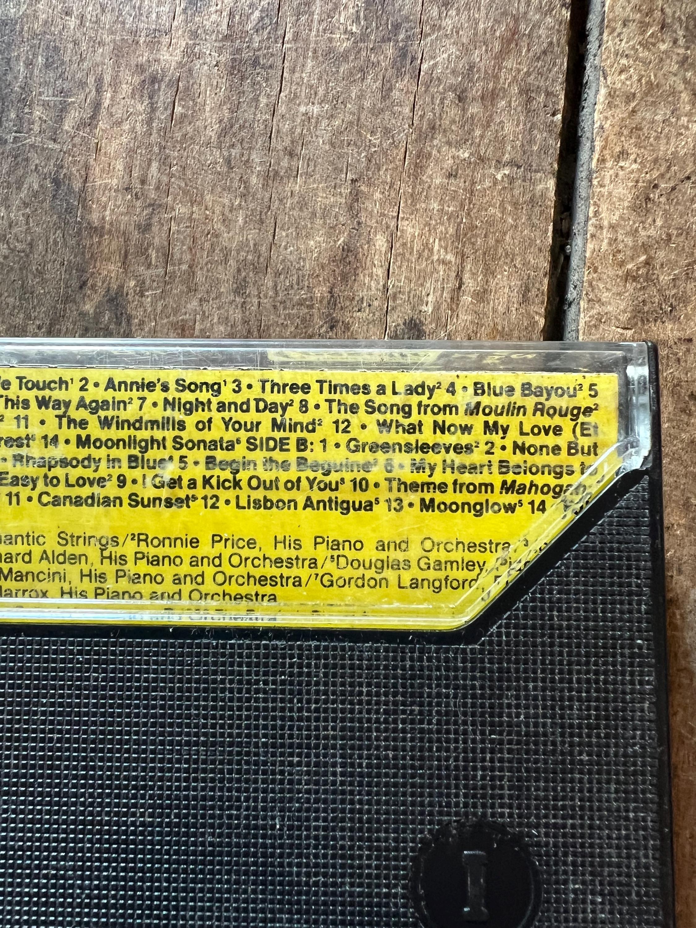 Readers Digest "As Time Goes By" Cassette Tape: Retro Easy Listening Romance