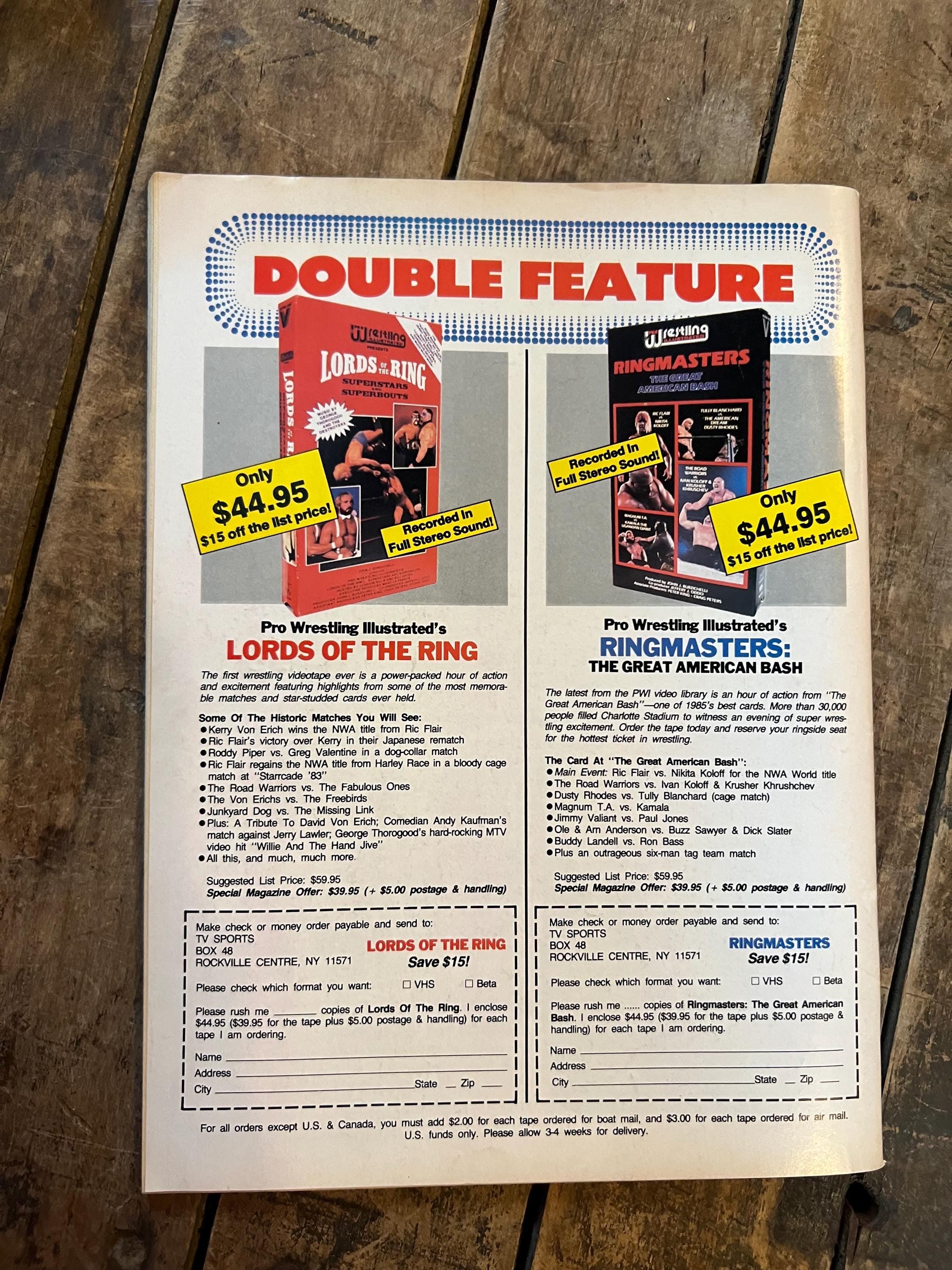 Pro Wrestling Illustrated Annual Magazine  - Fall 1987- WWF WWE