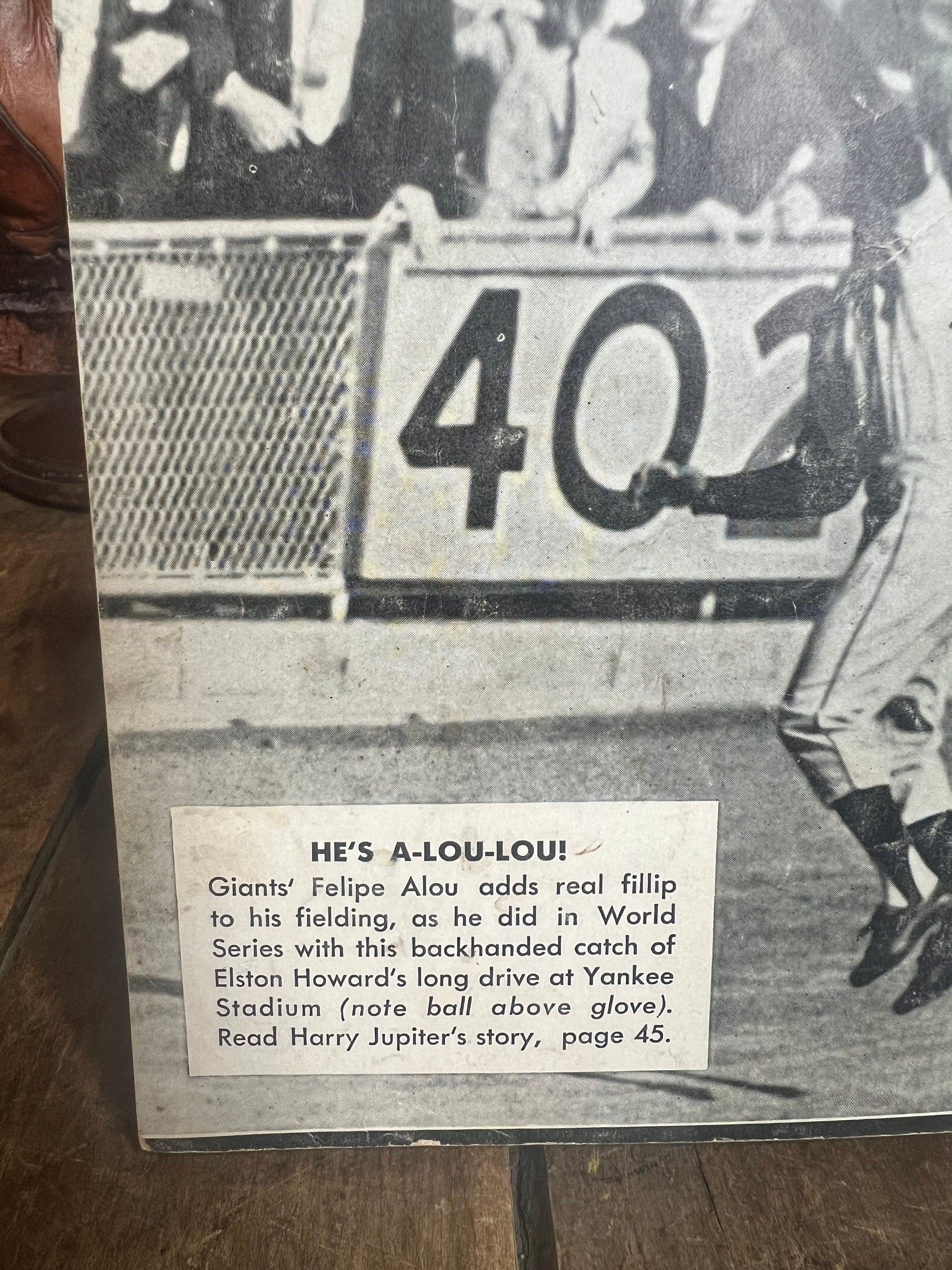 Vintage 1963 Baseball Digest: Ty Cobb & Maury Wills Cover, MLB Collectible