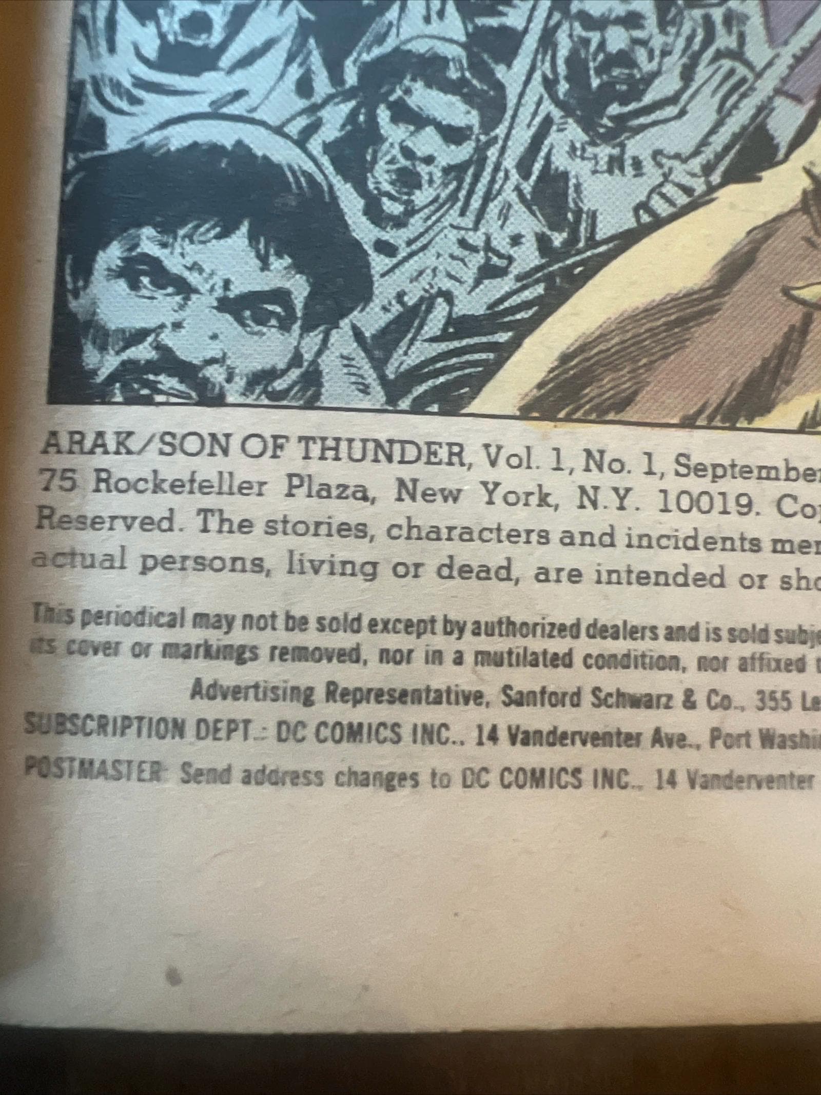 Arak, Son of Thunder #1 (1981) Newsstand Edition - DC Comics - Big 1st Issue