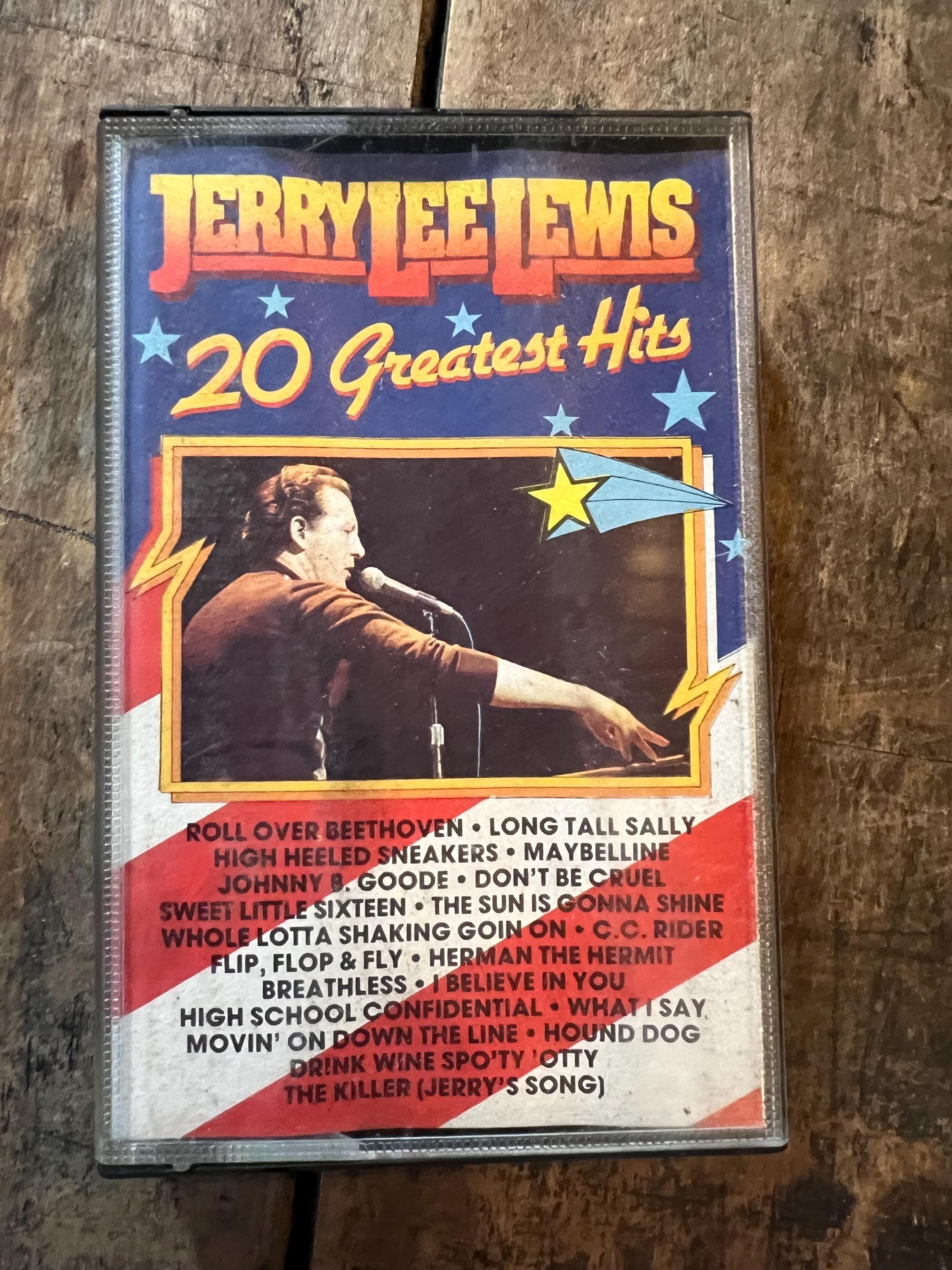 1983 Jerry Lee Lewis 20 Greatest Hits Cassette Tape - Black Tulip Records ( Netherlands Release)