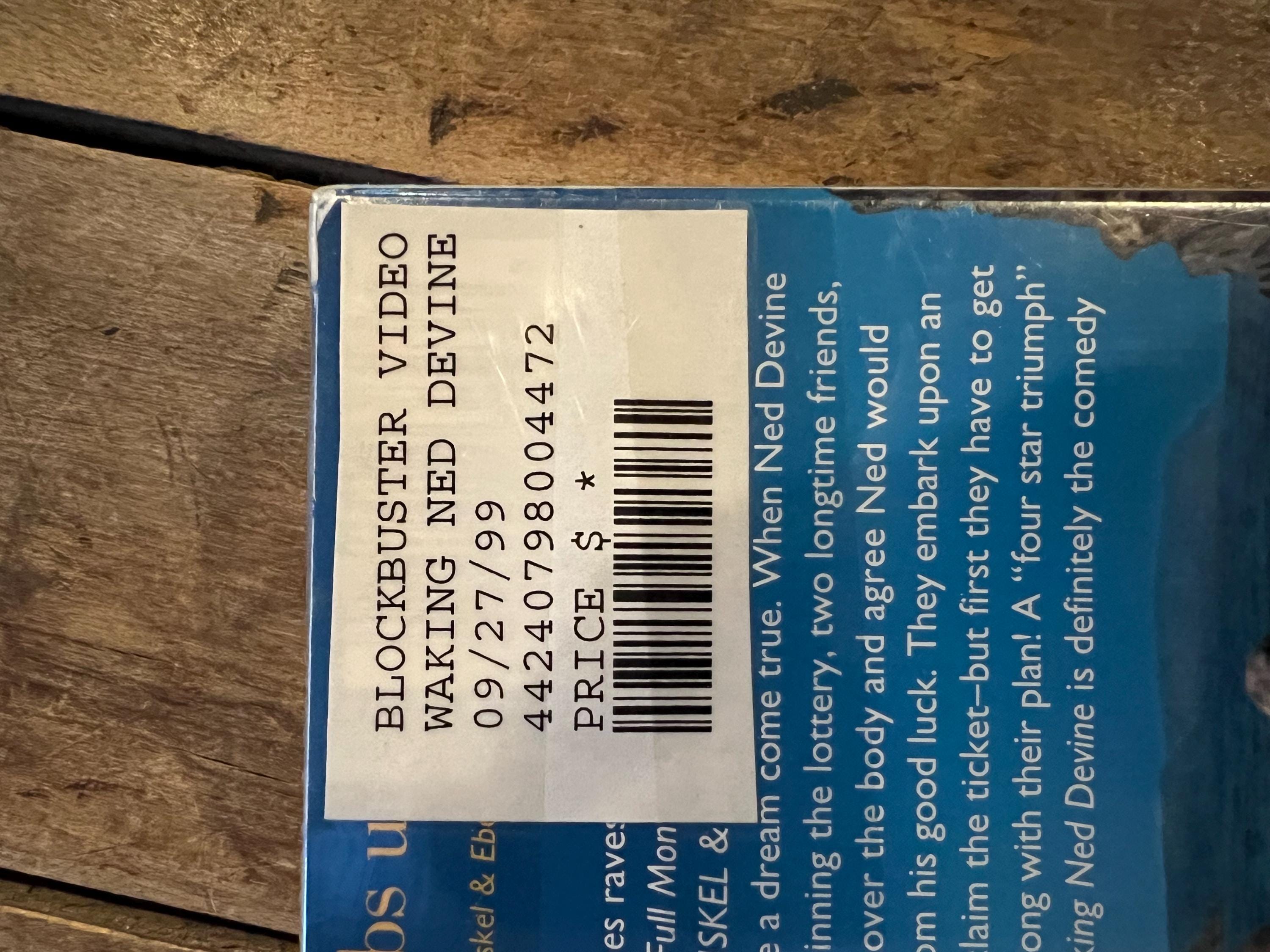 Walking Ned Devine ( VHS 1998) Starring- David Kelly, James Nesbitt & Ian Bannen - NOS Sealed