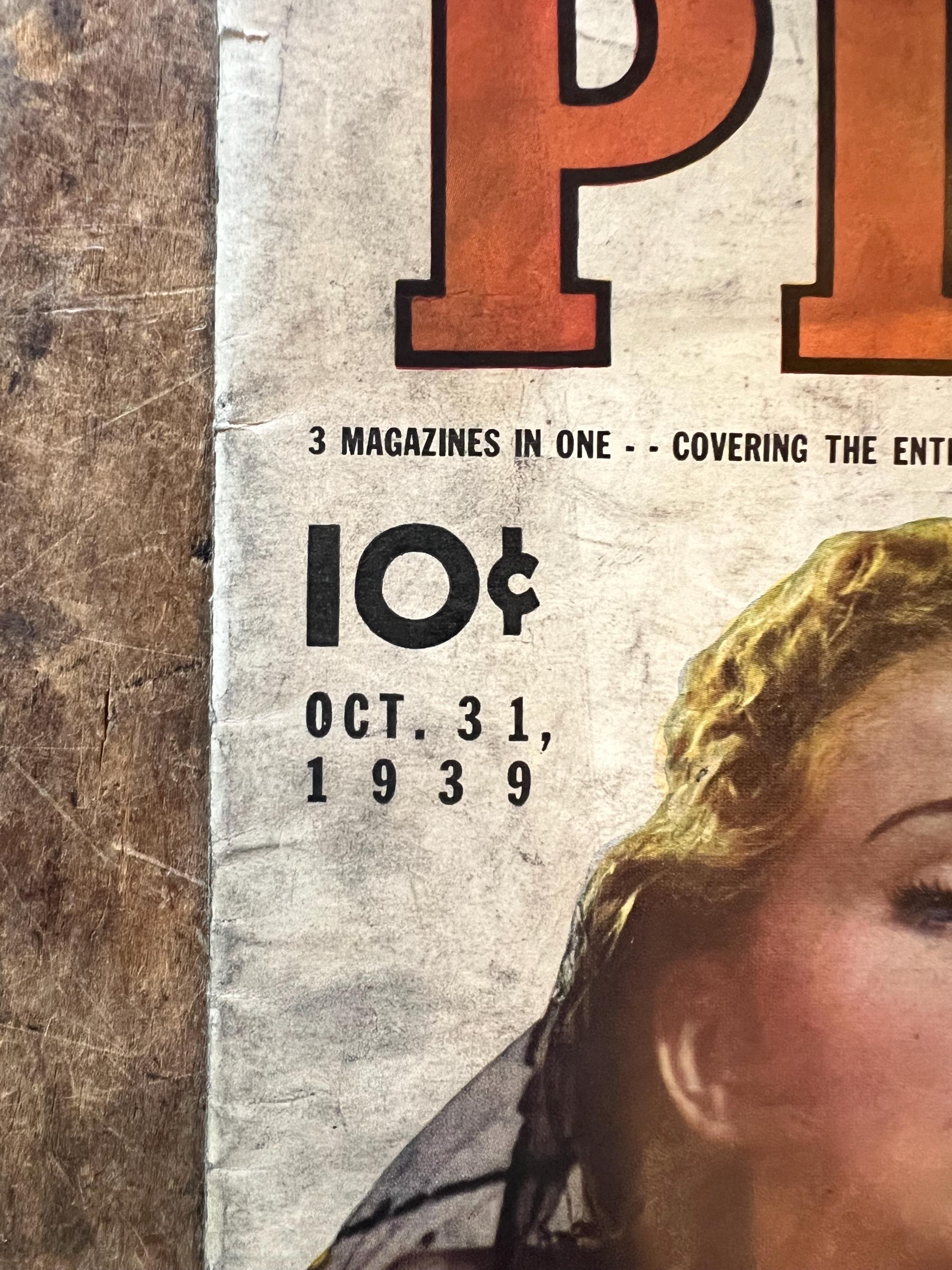 PIC Magazine (October 1939) Hollywood, Sport & Broadway Magazine - Barbara Lenton