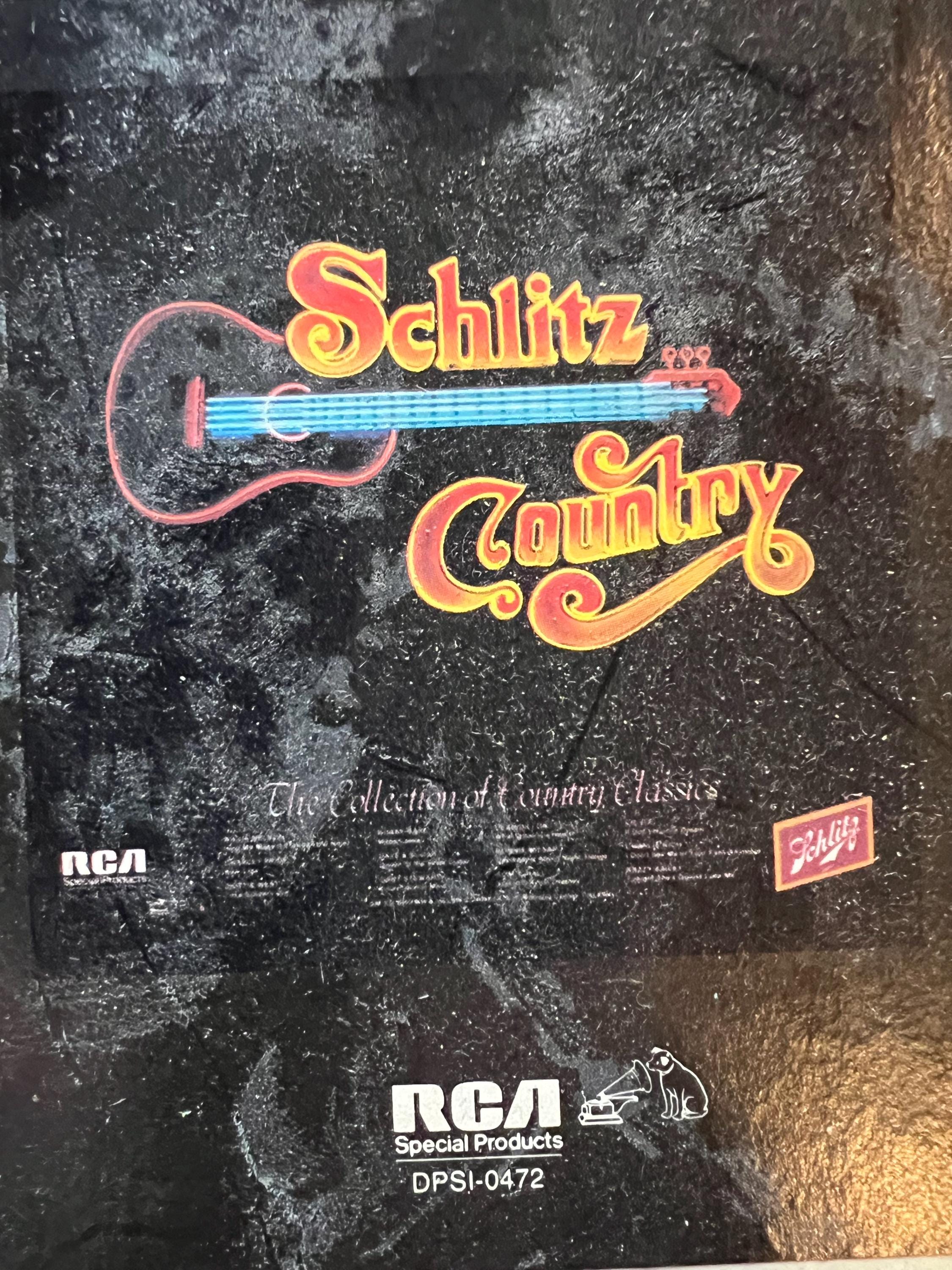 Schlitz Country - RCA Records 8-Track Tape