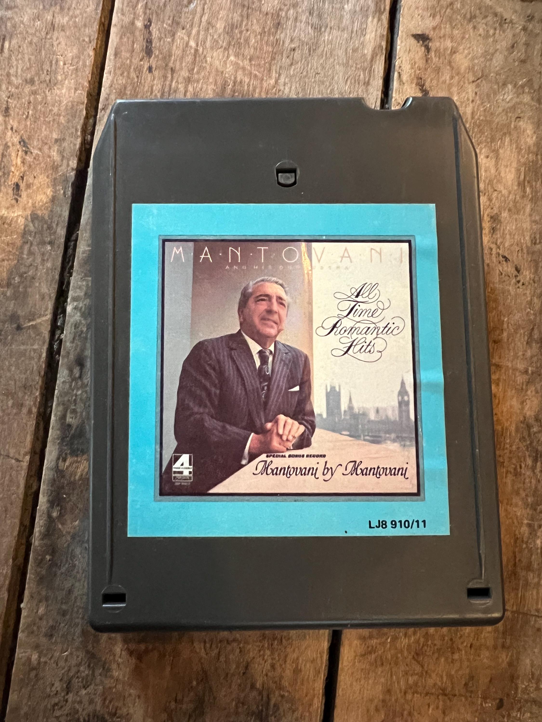 1975 Mantovani Plays All Time Romantic Hits - London Records 8-Track Tape