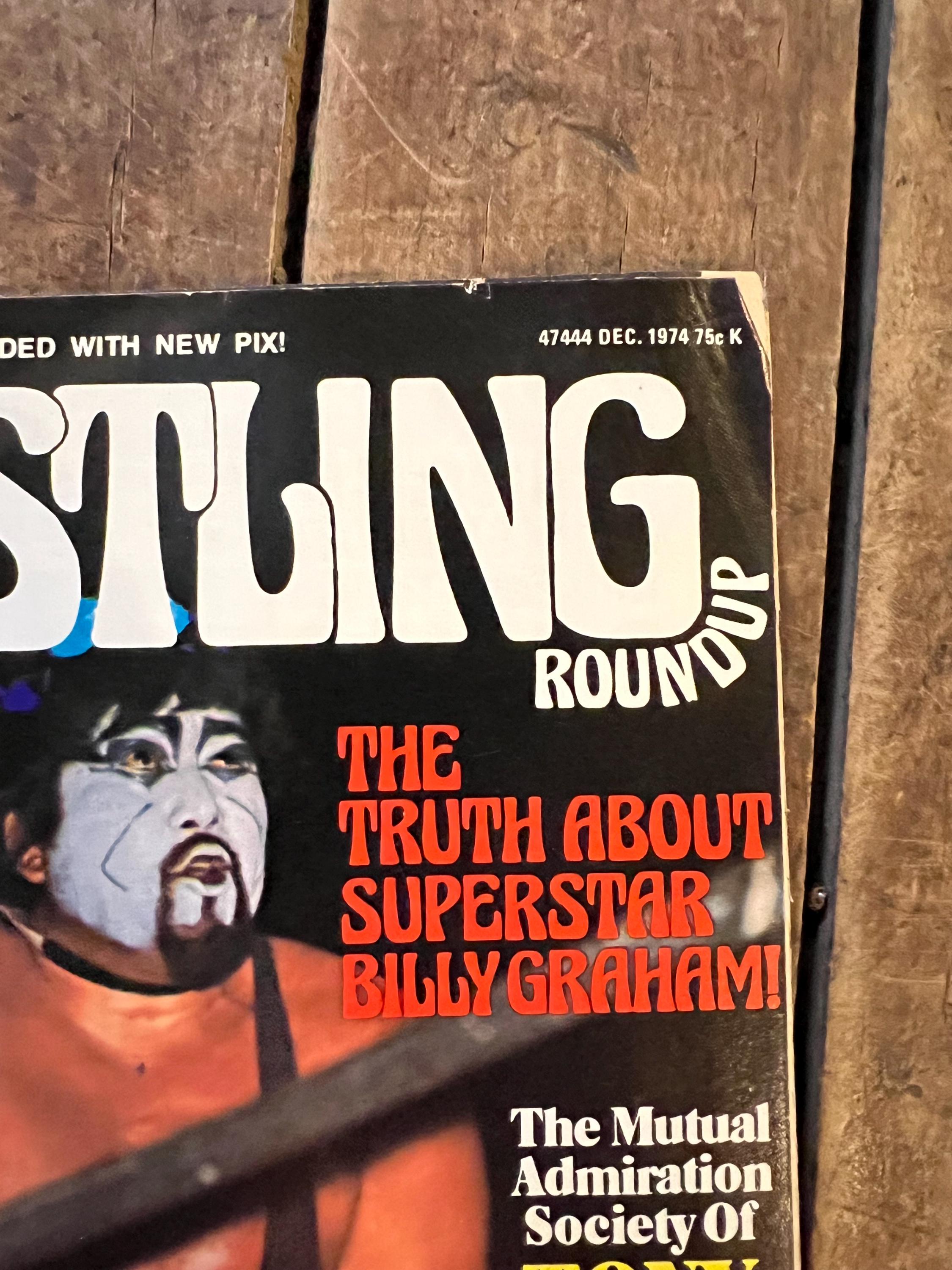 Complete Wrestling Roundup Magazine  - December 1974 Issue WWF / WWE