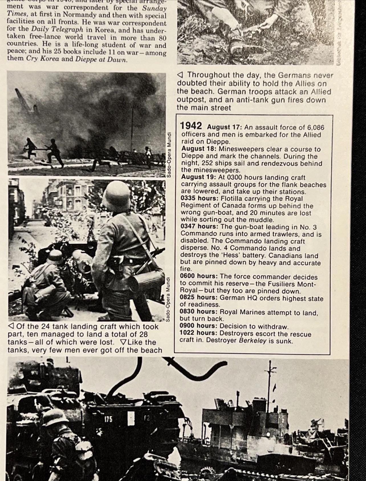 Vintage 1973 History Of The Second World War Magazine Part 37