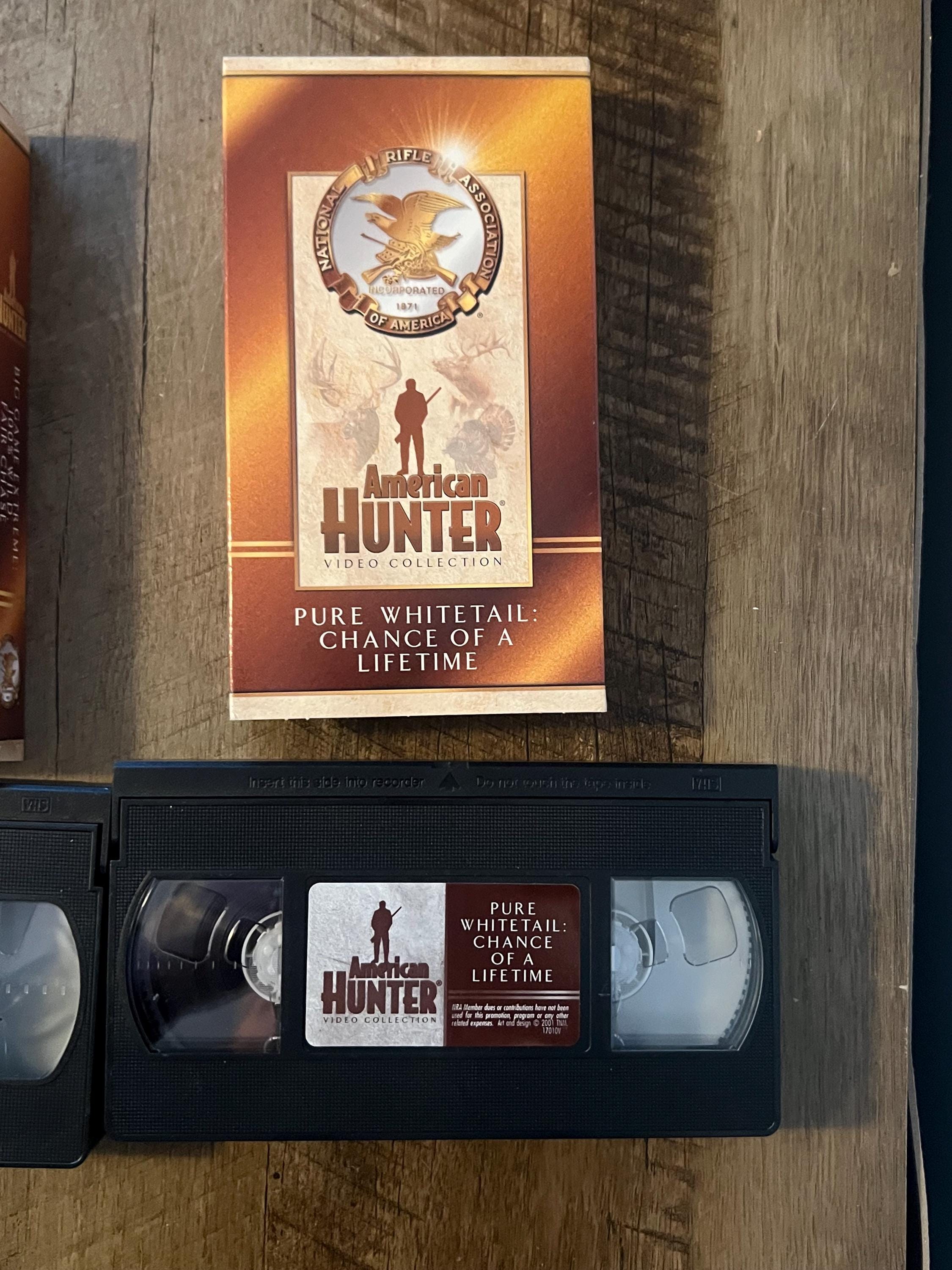 NRA American Hunter Video Collection 2 Movie Set ( VHS 2001)